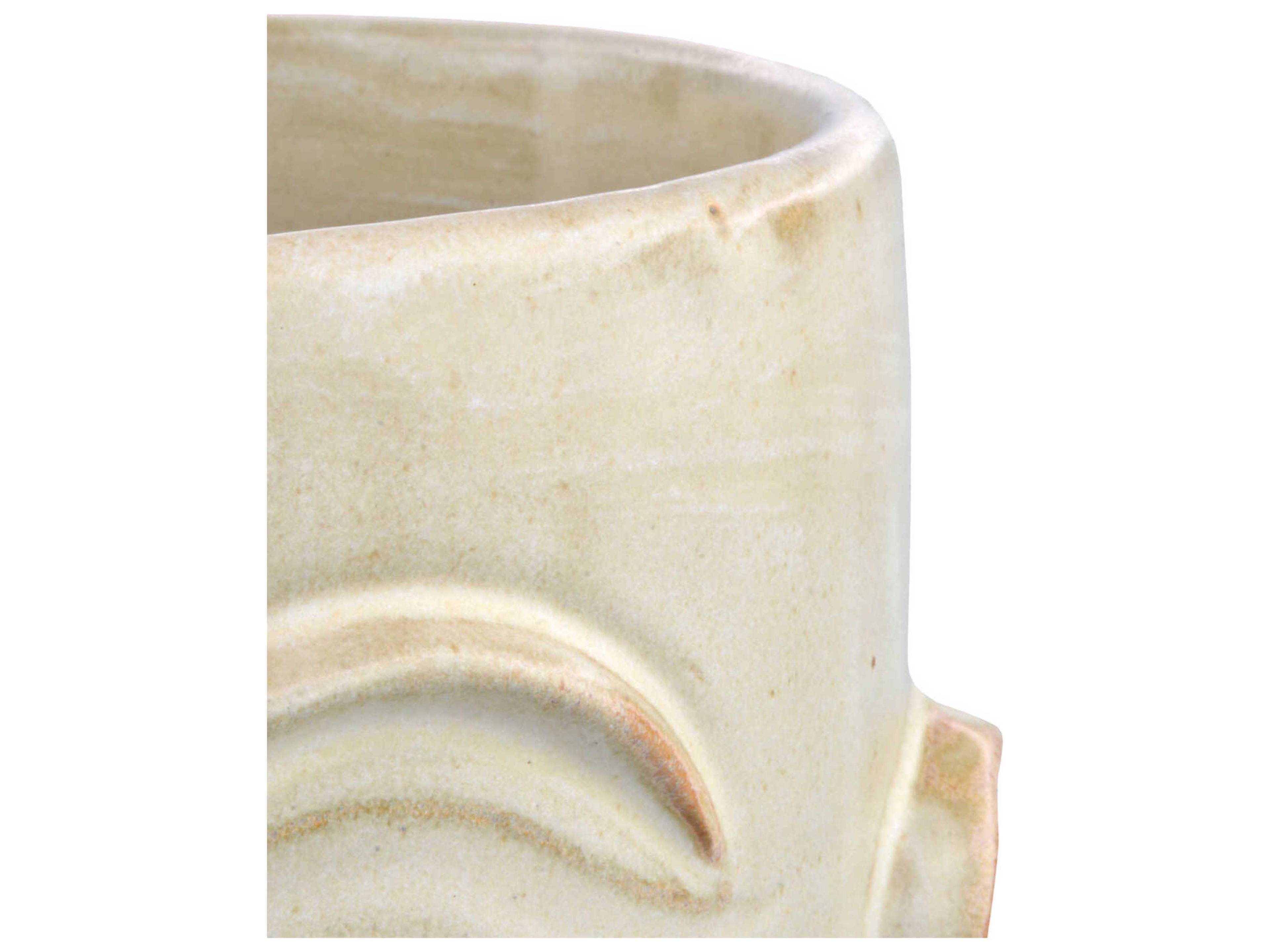 Currey & Company Milky White 14" High Poet Vase