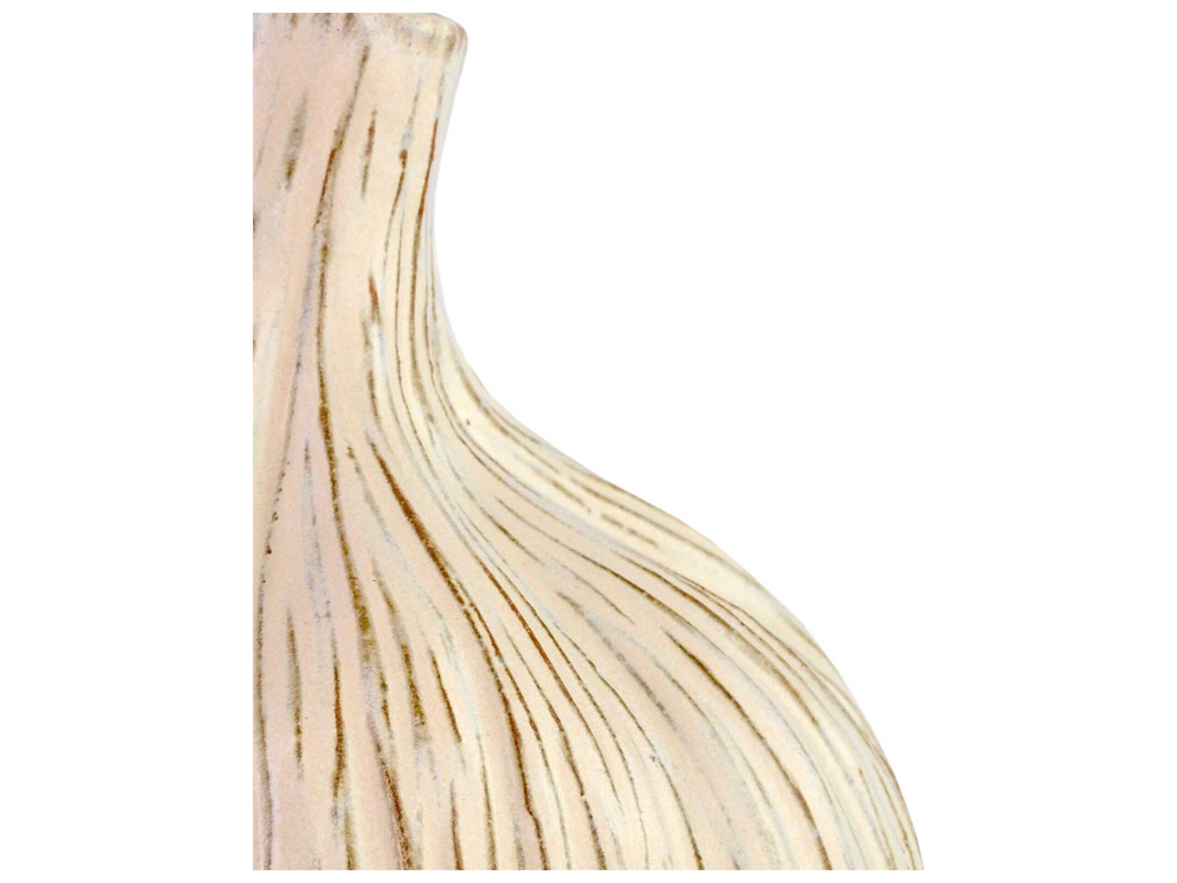 Currey & Company Milky White 8" High Garlic Bulb Sculpture