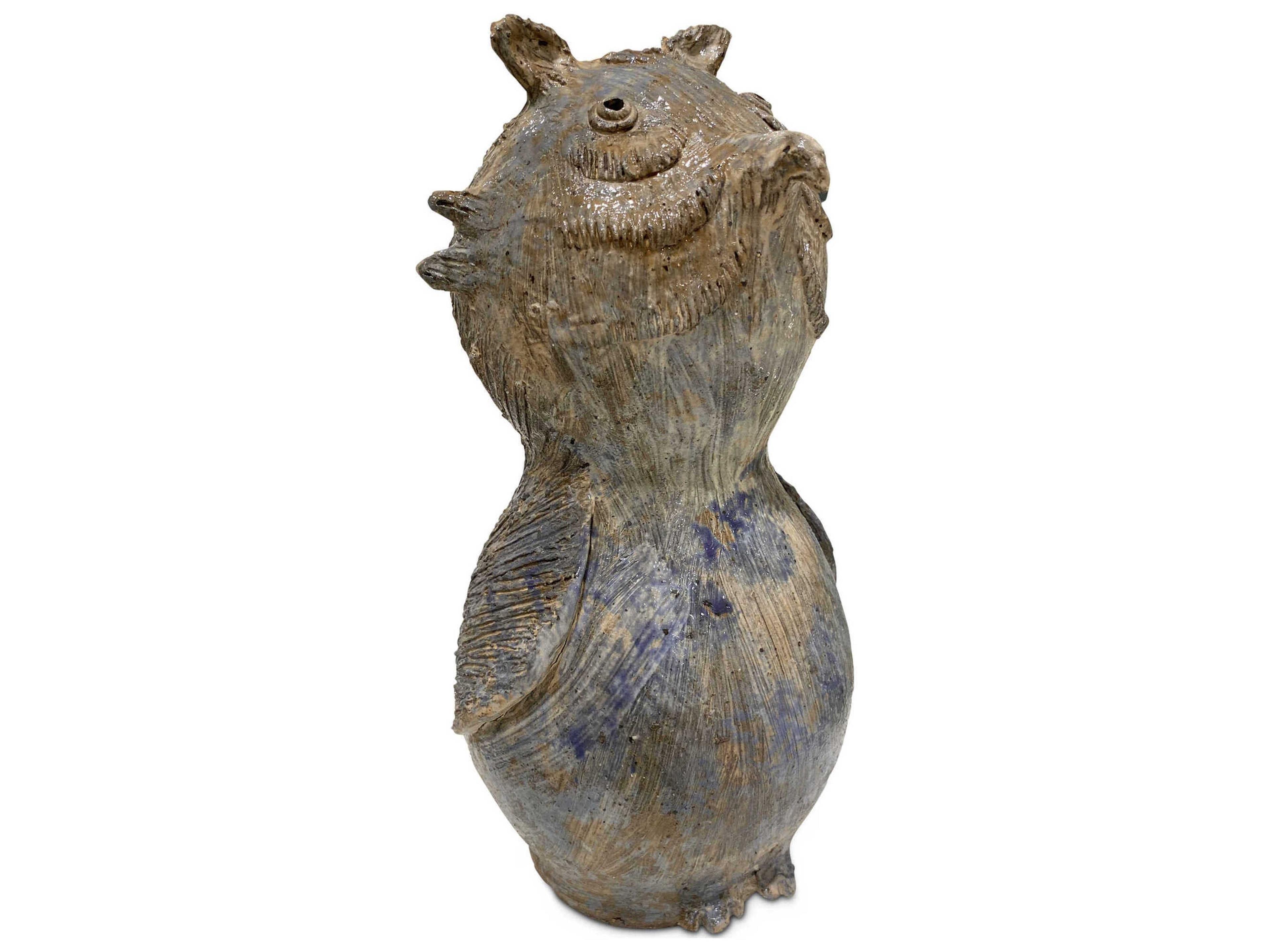 Currey & Company Reactive 17" High Hoot Owl Sculpture