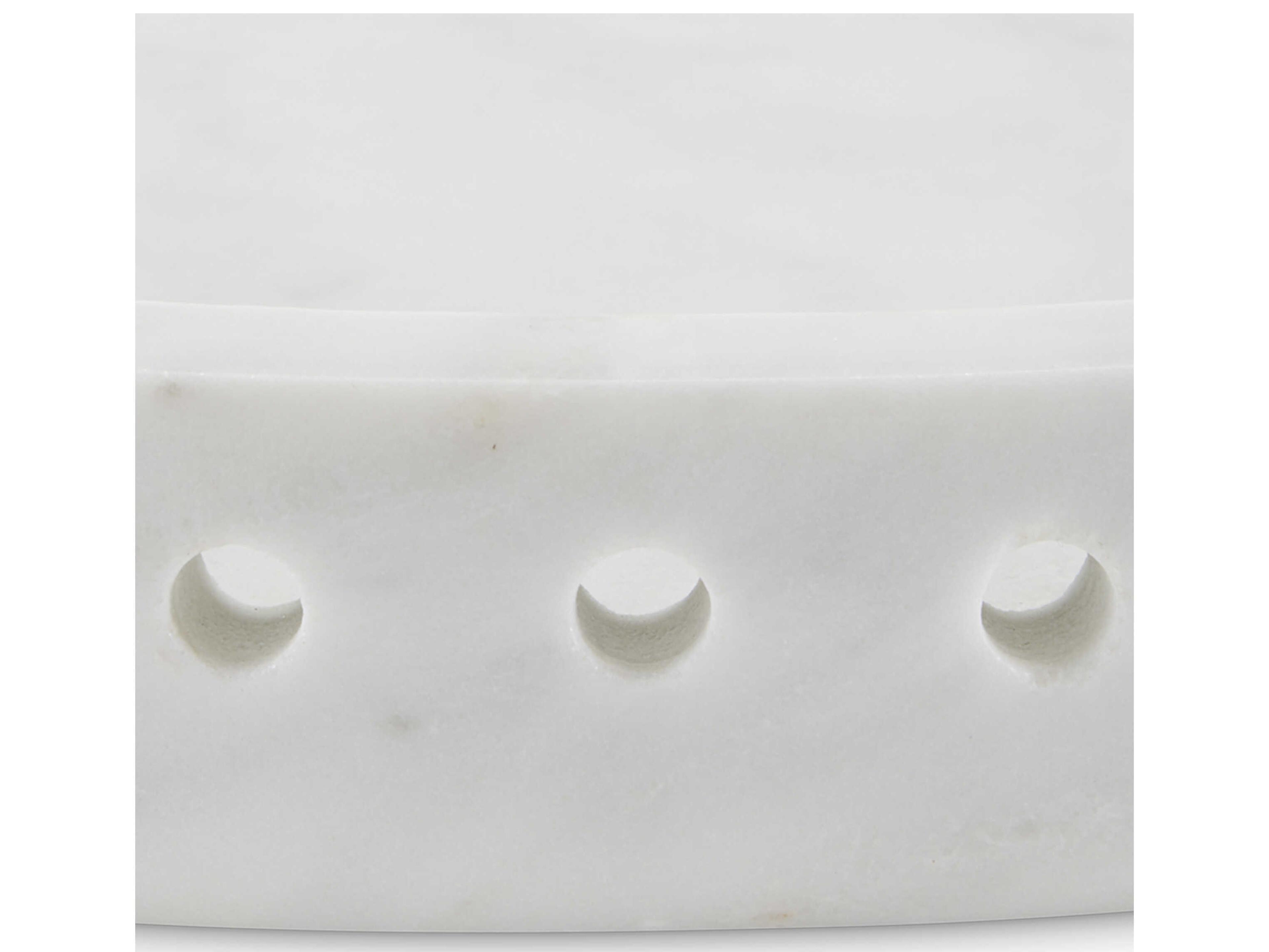 Currey & Company Freya White Serving 16" Tray