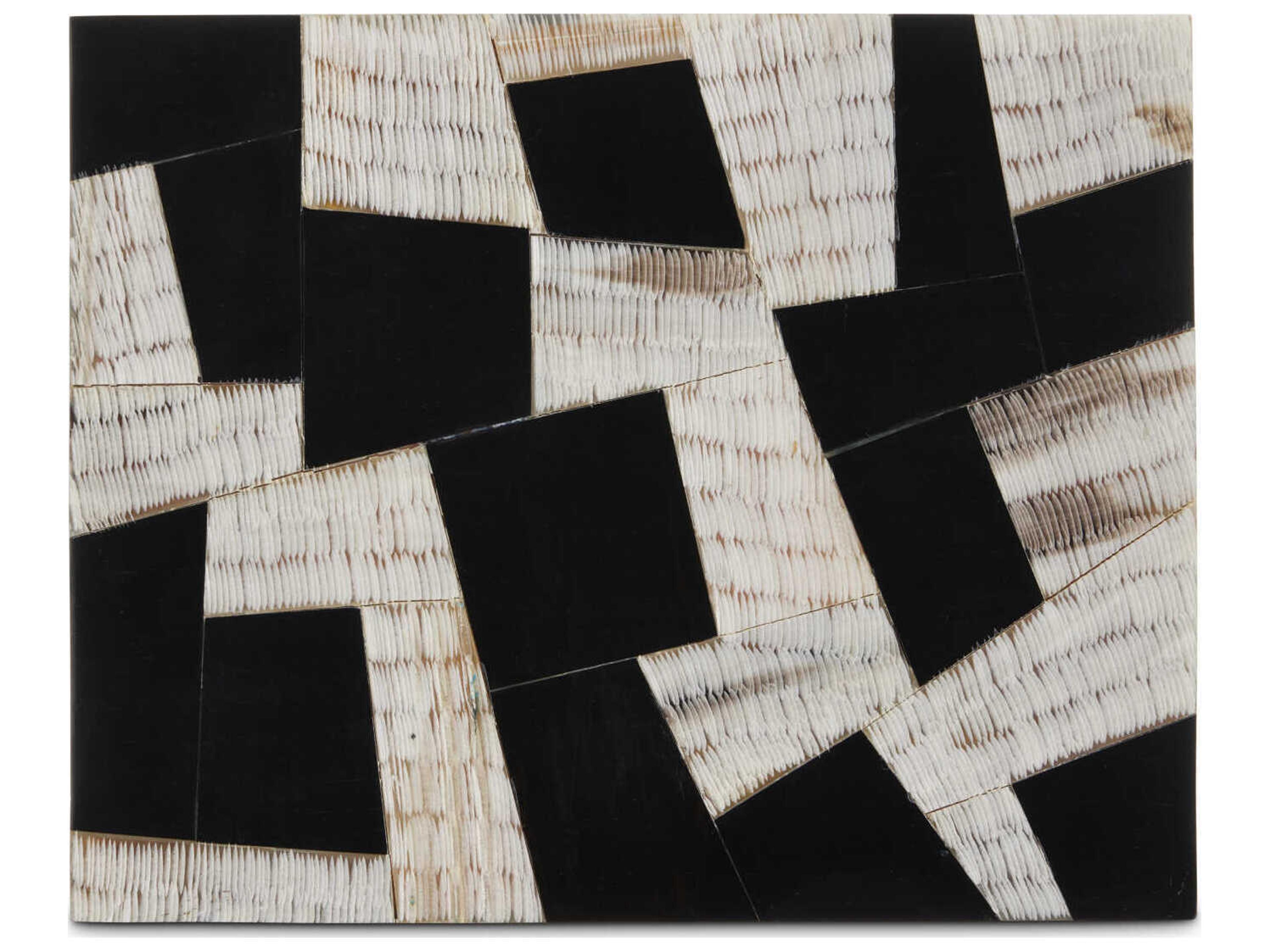 Currey & Company Natural / Black / Linen Bindu Box Set of 2