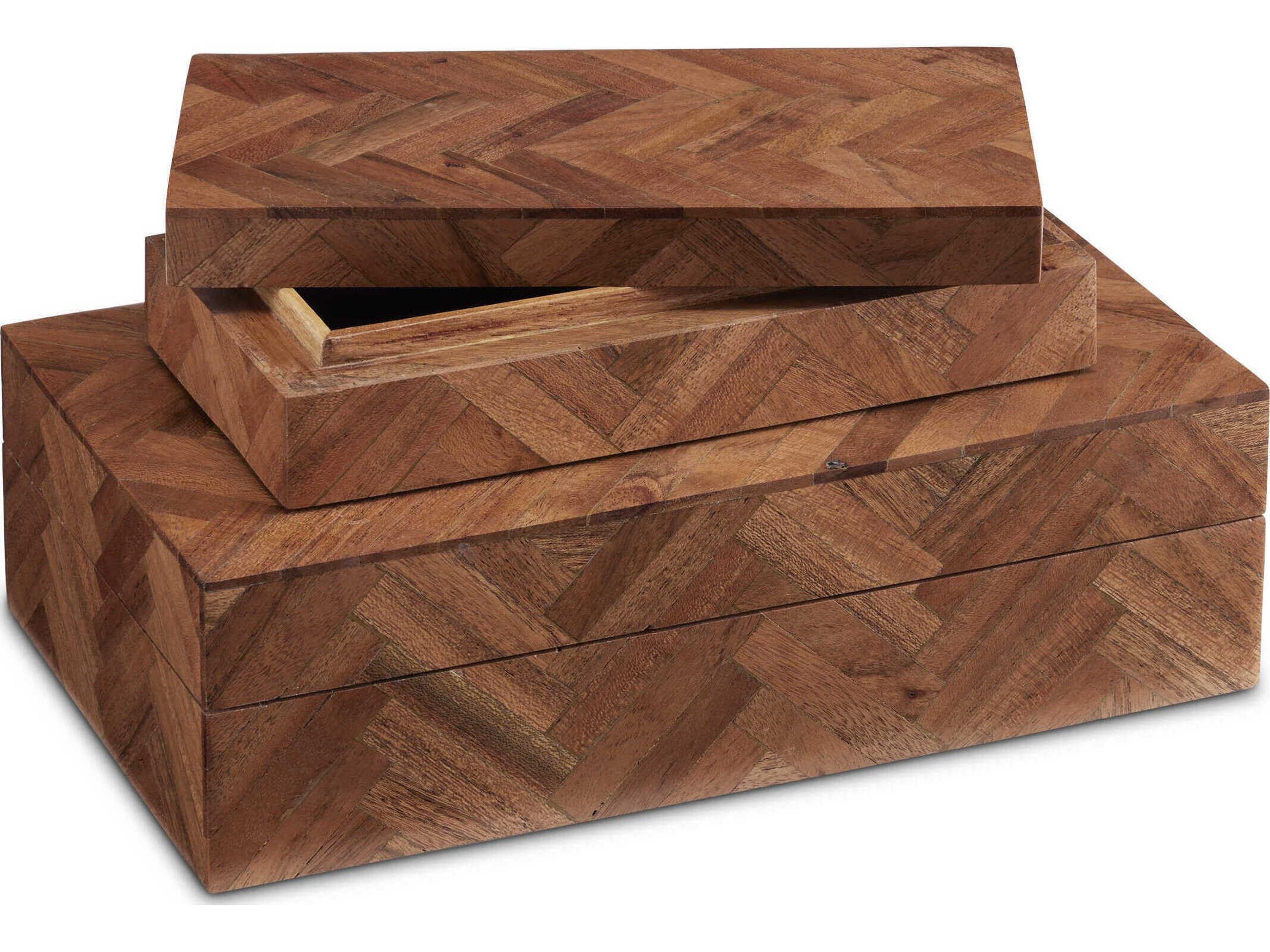 Currey & Company Natural Alfeo Box Set of 2