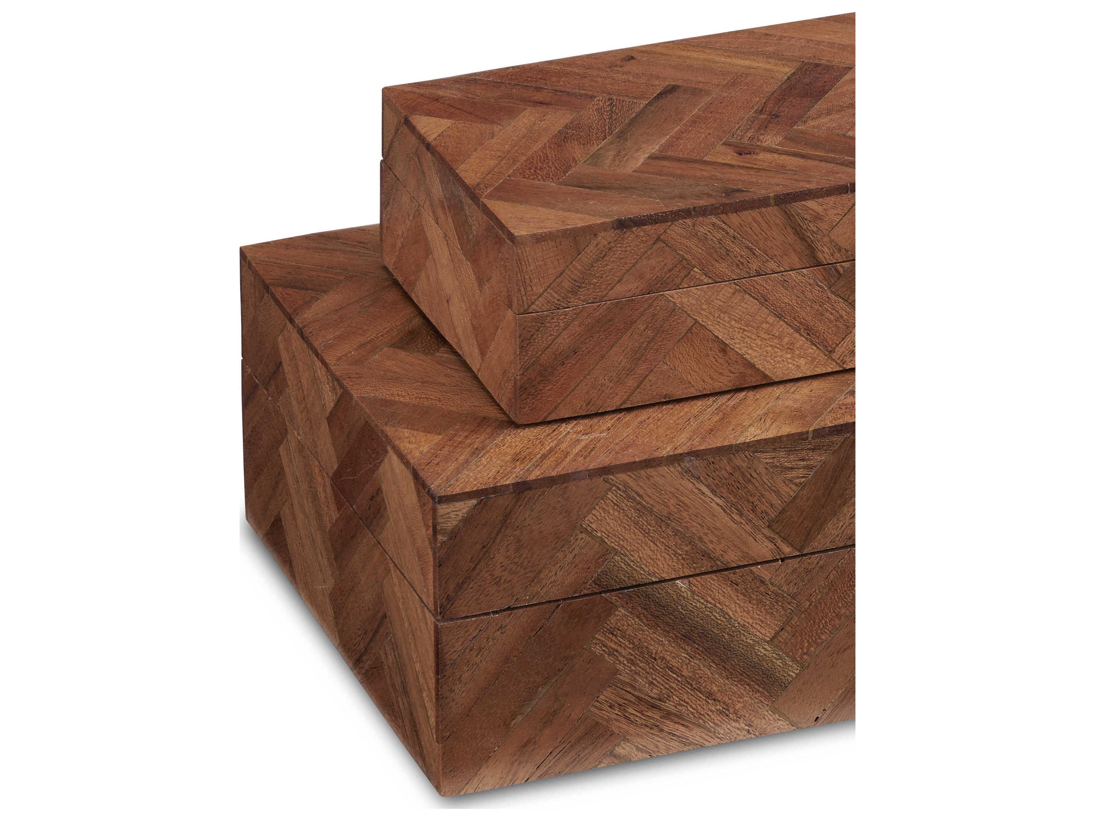 Currey & Company Natural Alfeo Box Set of 2