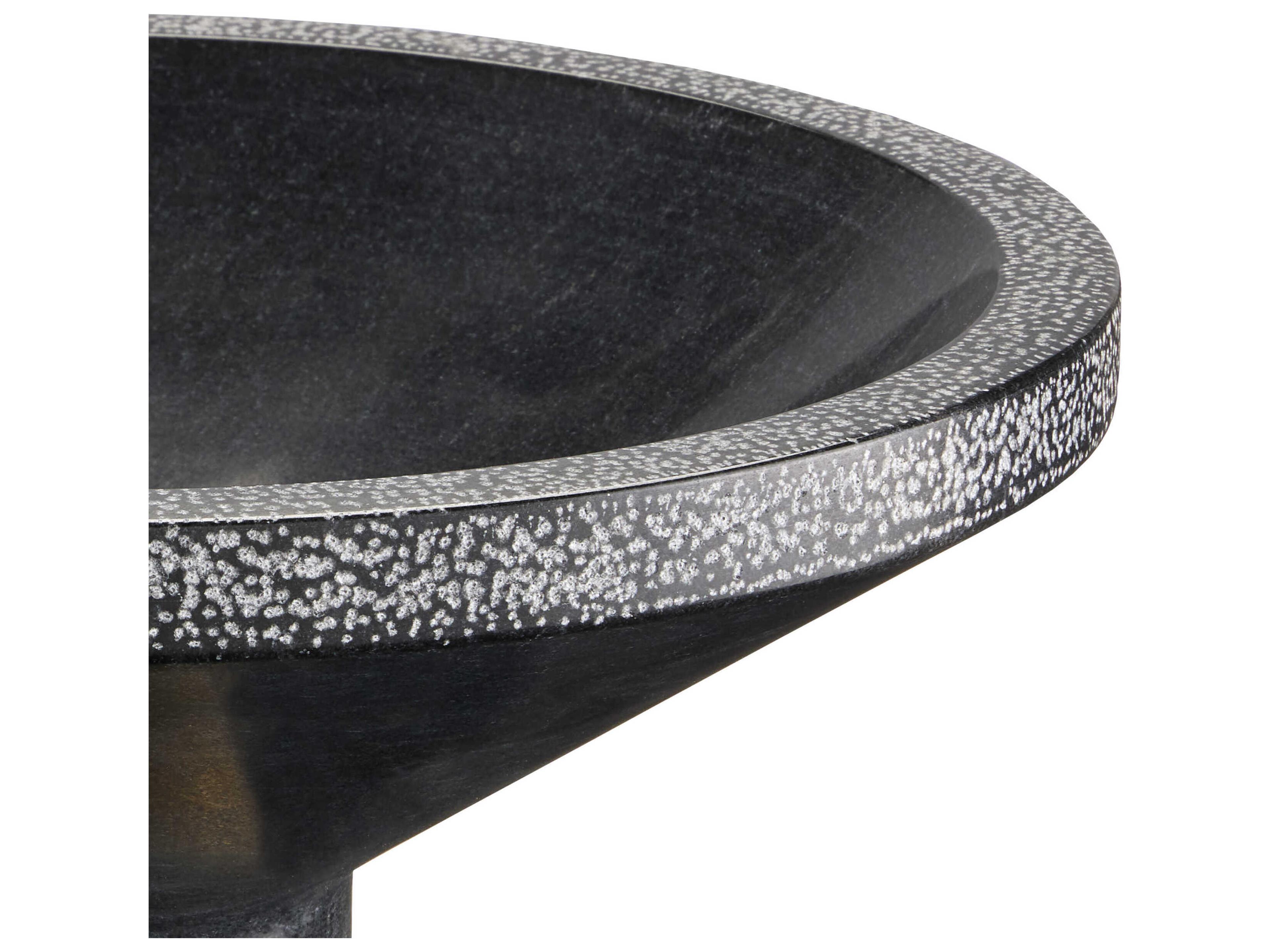 Currey & Company Vincent Black / Brass Decorative Bowl