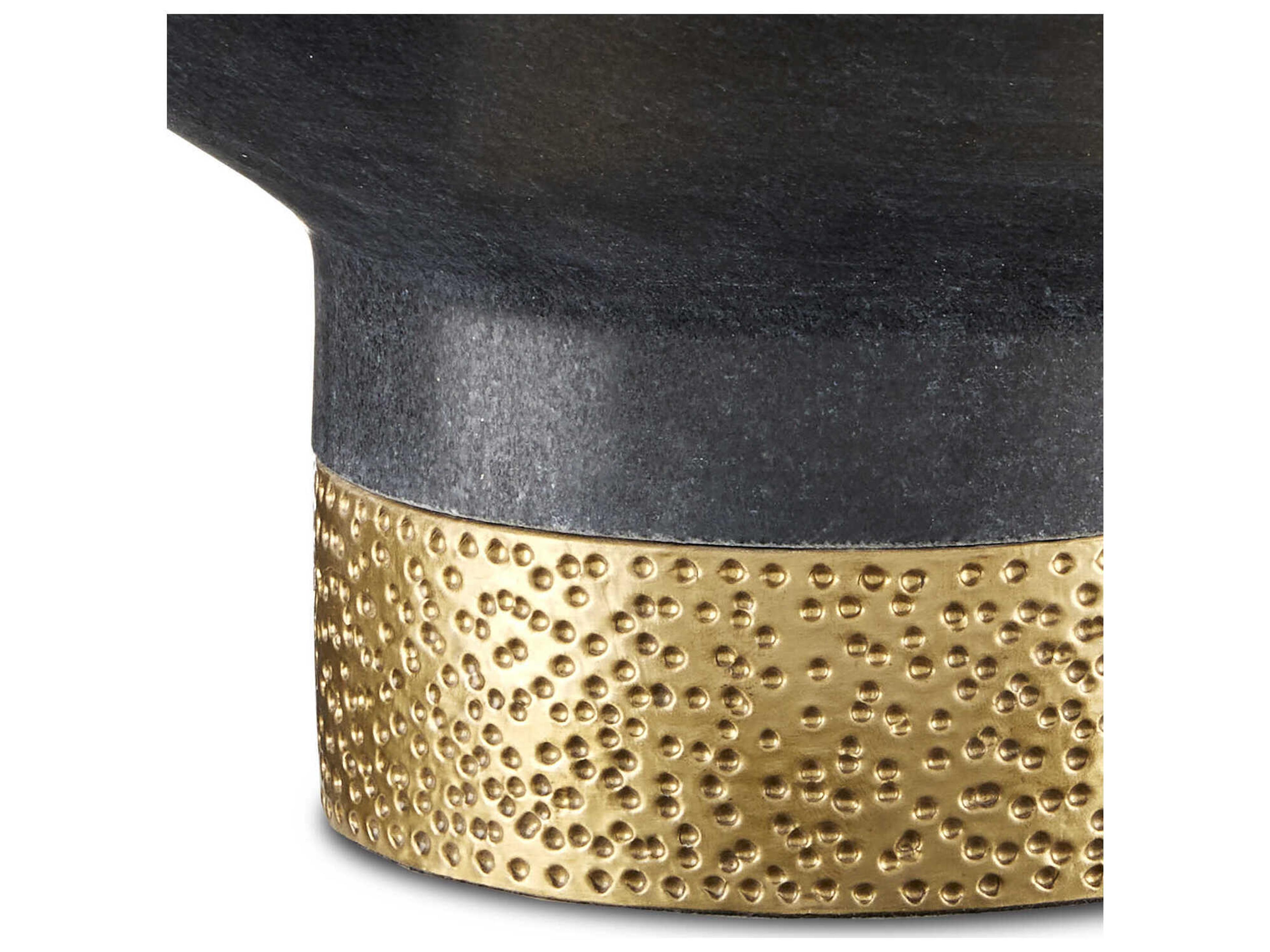 Currey & Company Vincent Black / Brass Decorative Bowl