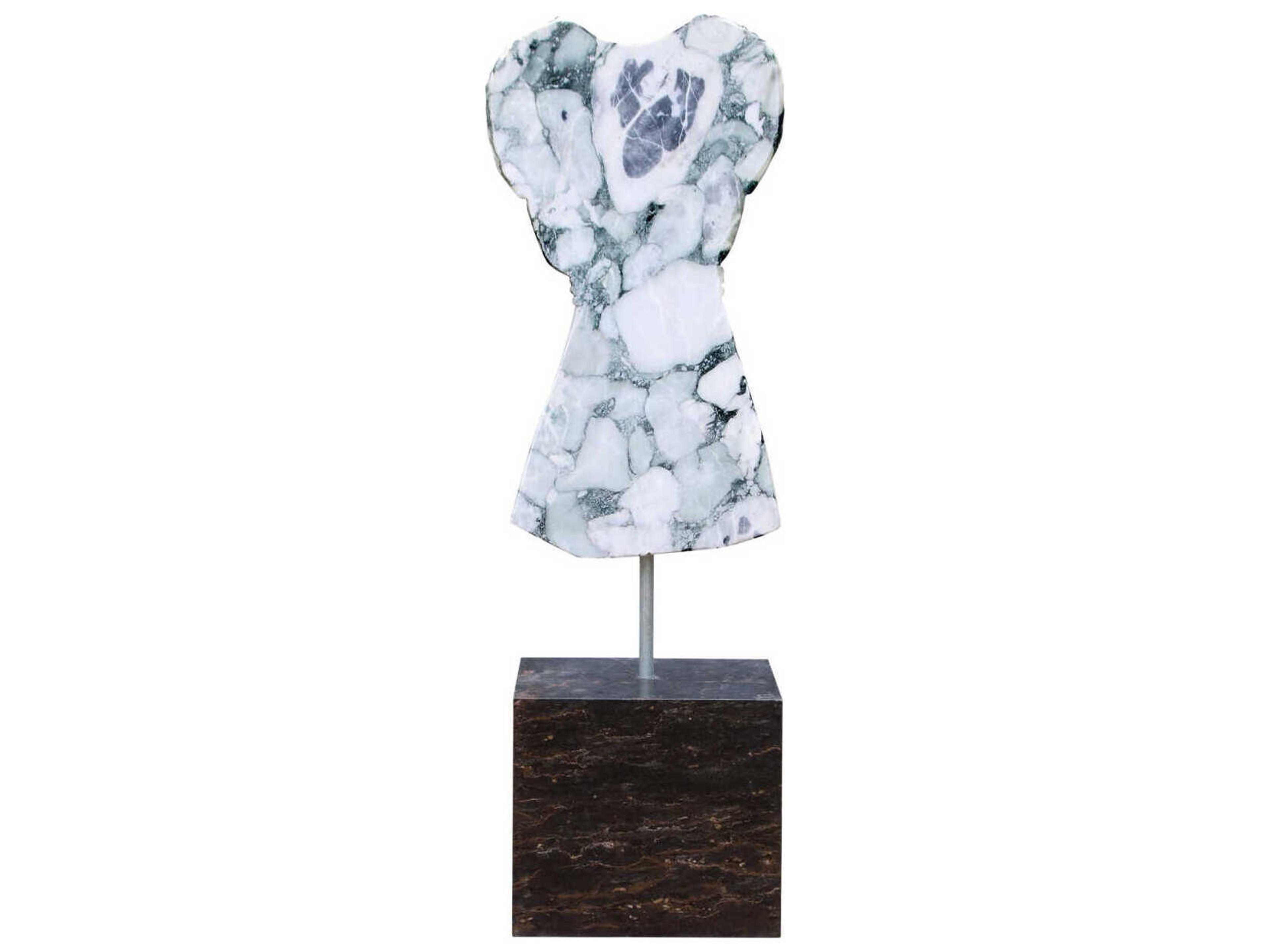 Currey & Company Adara Marble Dress Sculpture