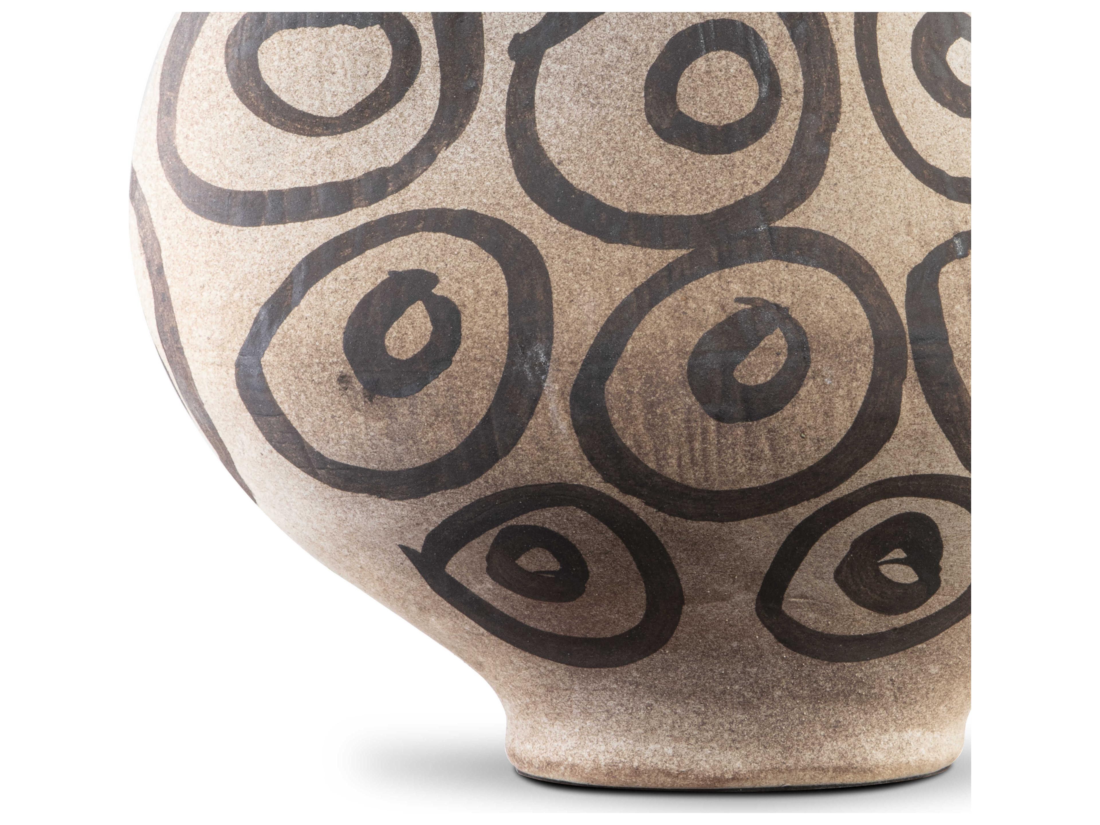 Currey & Company Han Dynasty Textured Brown / Light Earth Decorative Bowl