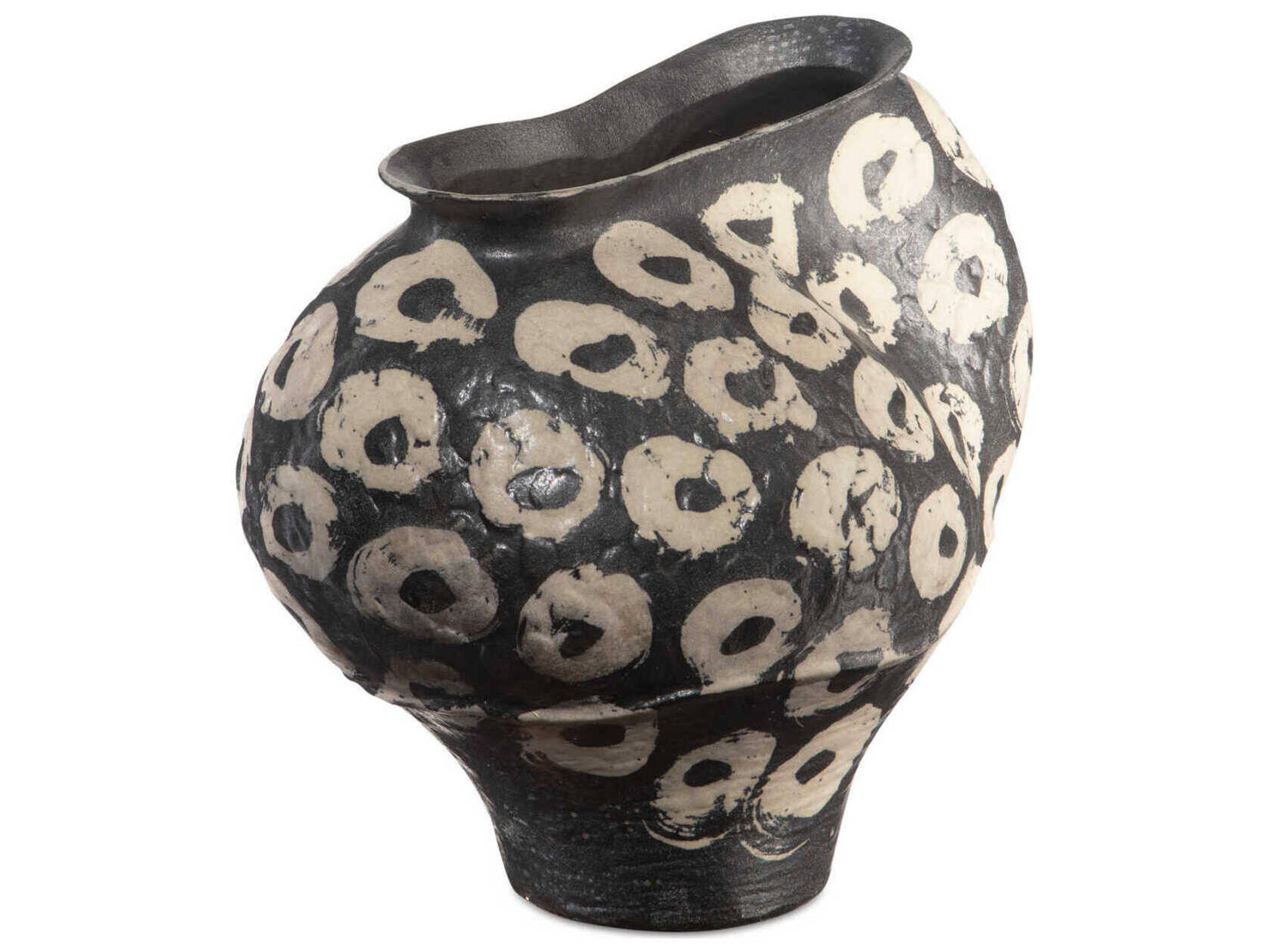 Currey & Company Japonesque Black / Light Mud Decorative Bowl