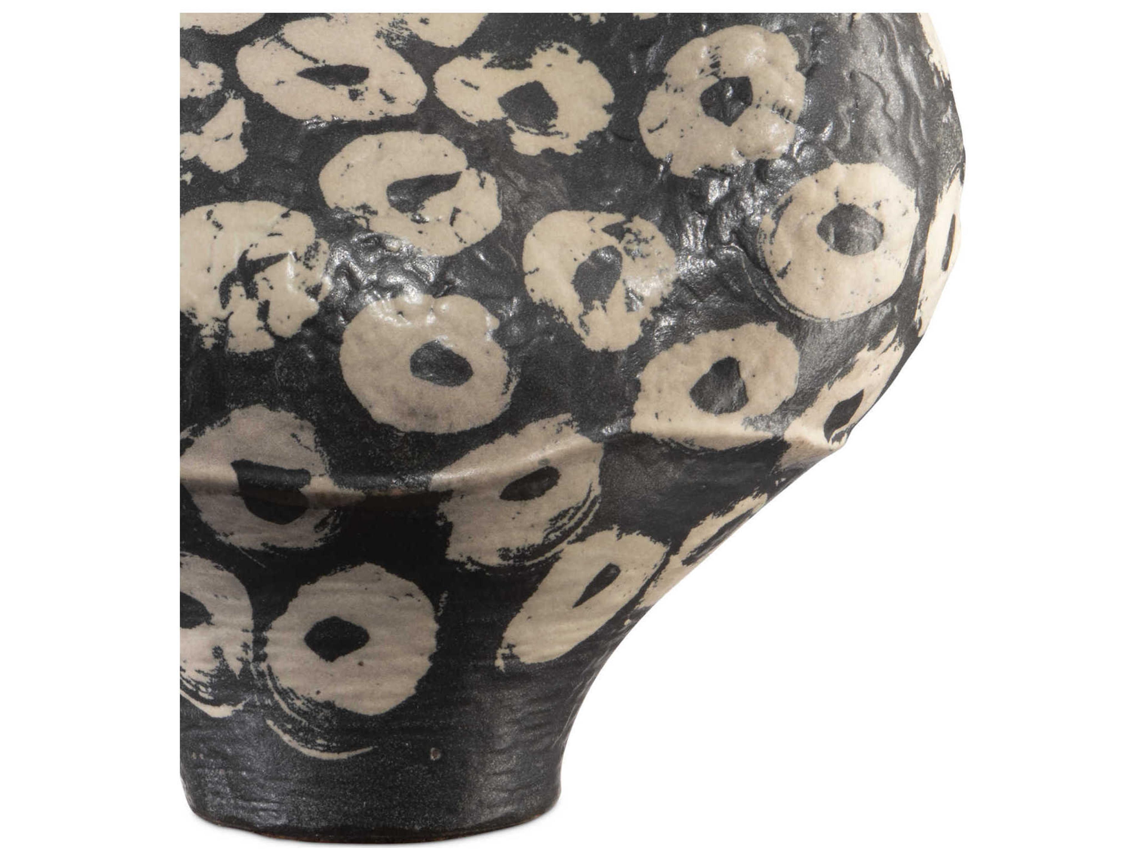 Currey & Company Japonesque Black / Light Mud Decorative Bowl