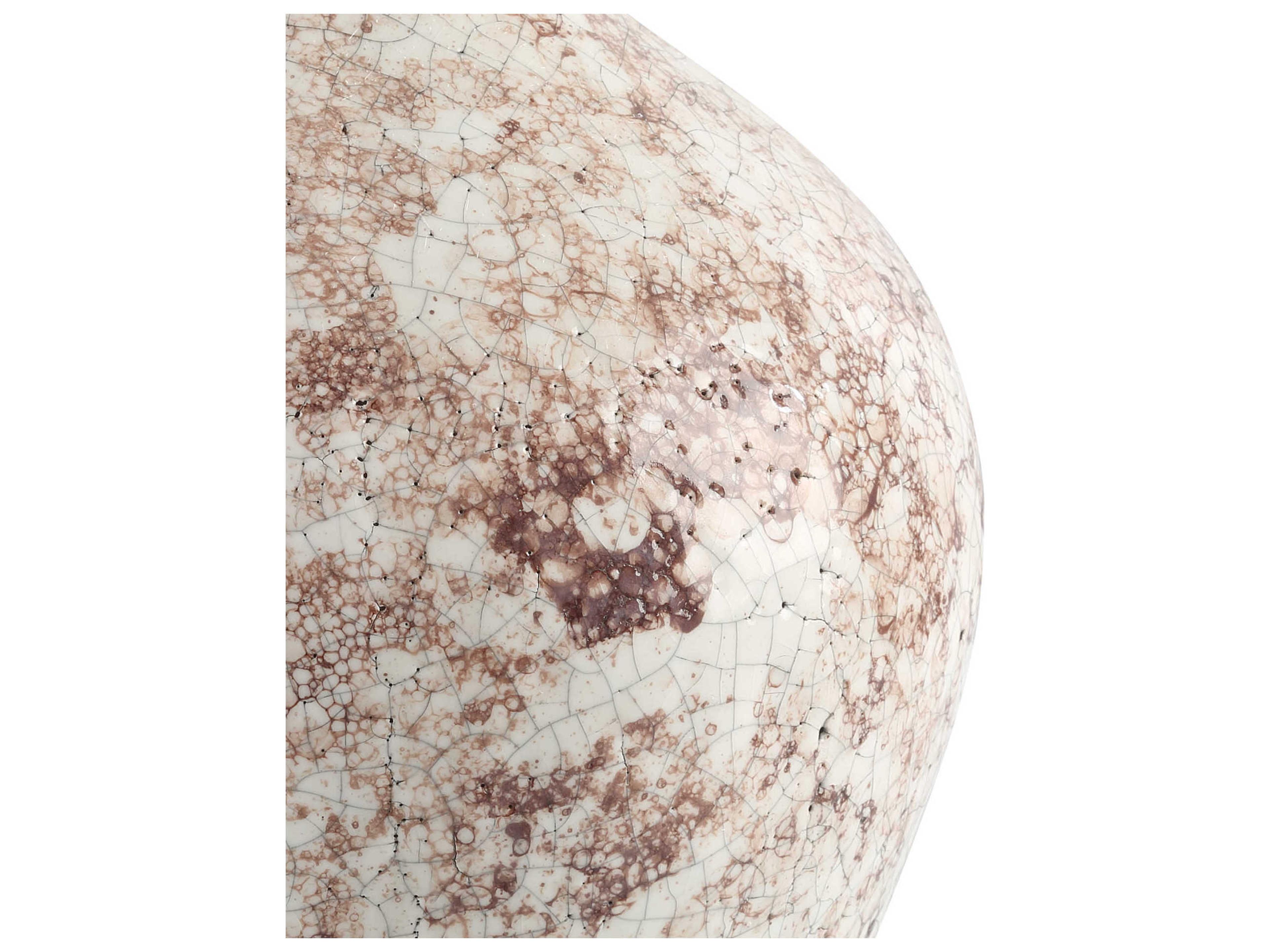 Currey & Company Brown / Off White Marne Demijohn Vase Set of 3