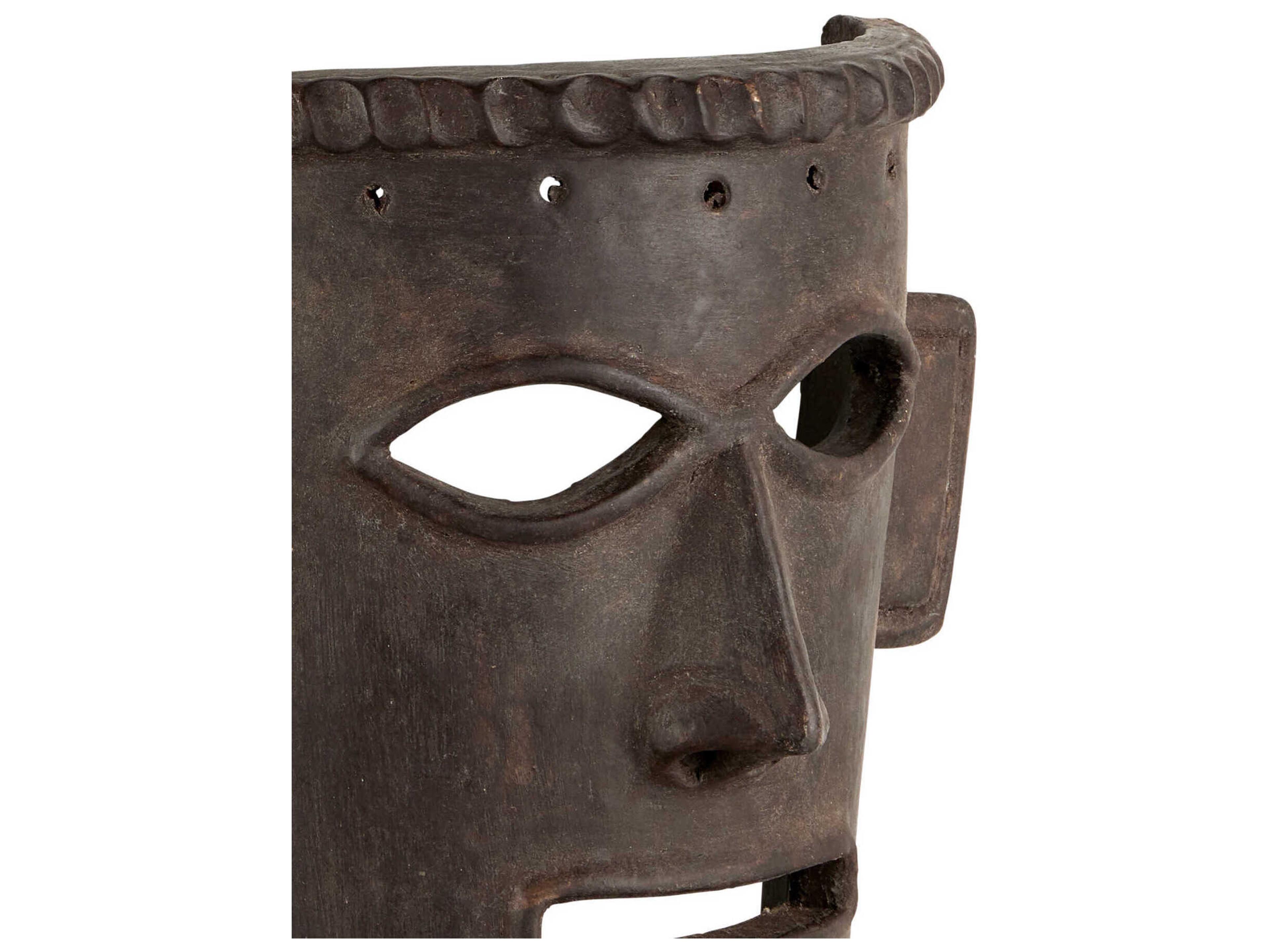 Currey & Company Etu Mask Sculpture Set of 2