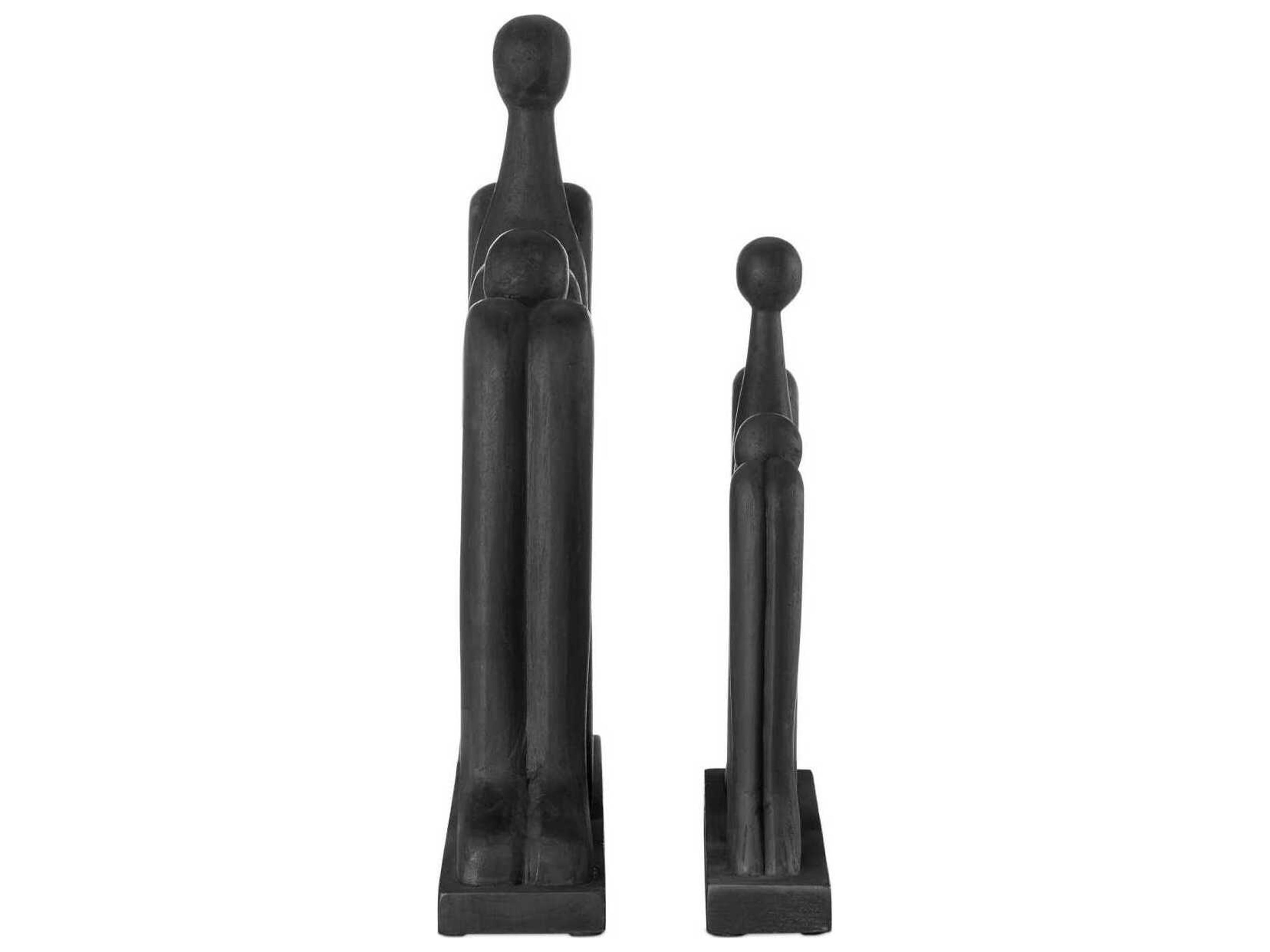 Currey & Company Abstract Figure Sculpture Set of 2