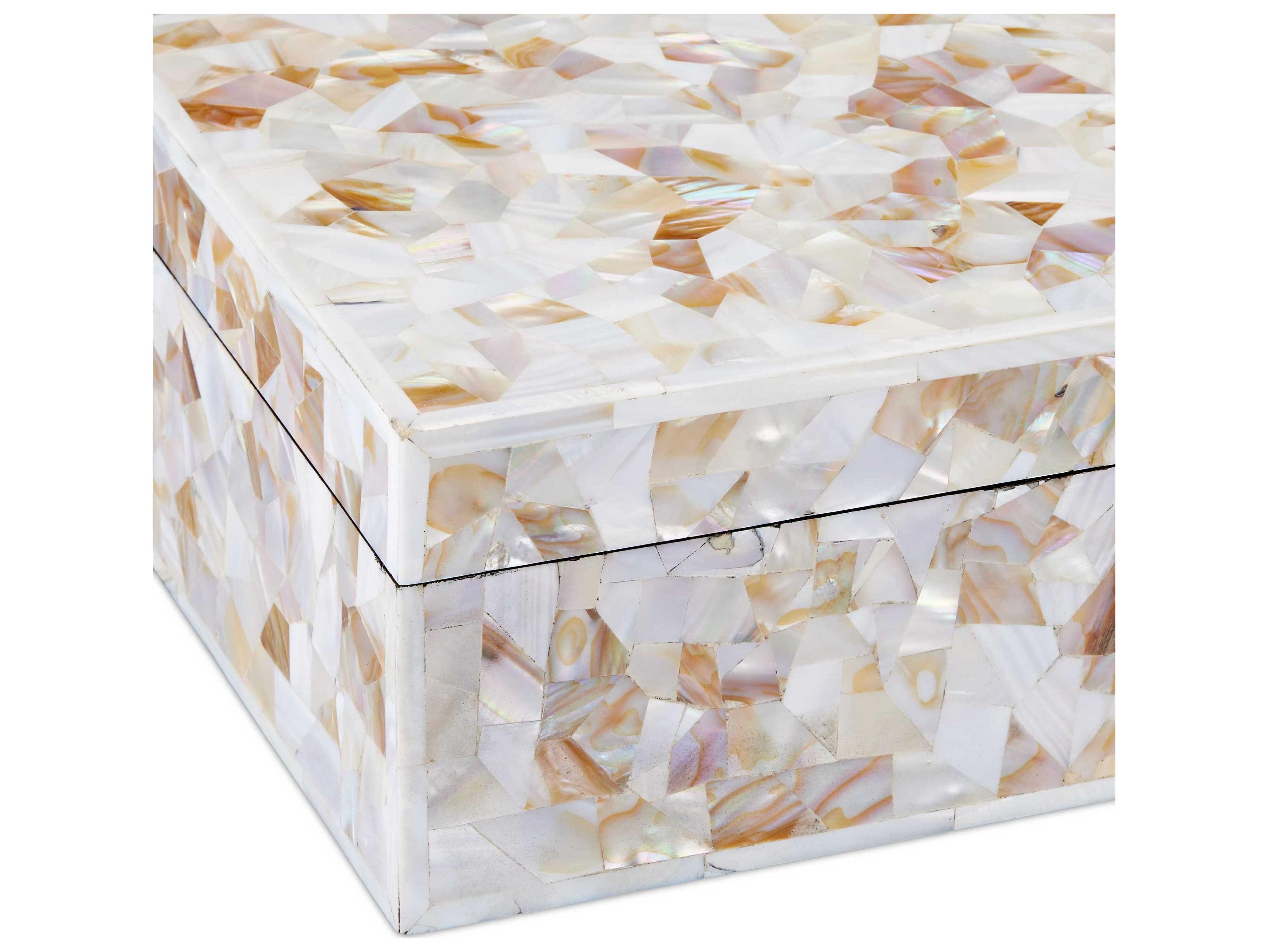Currey & Company Uma Mother of Pearl Box Set of 2