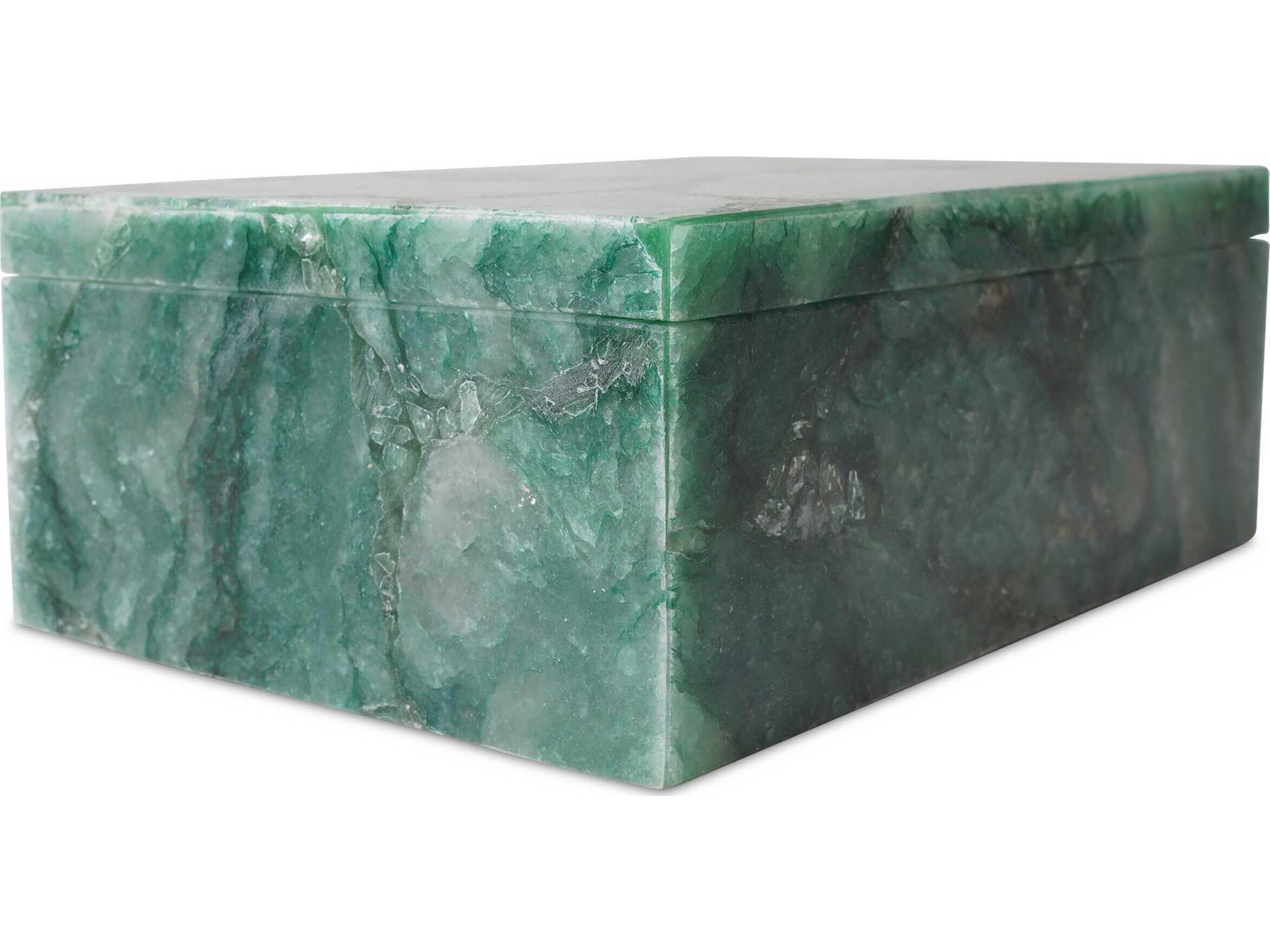Currey & Company Green Aventurine Box