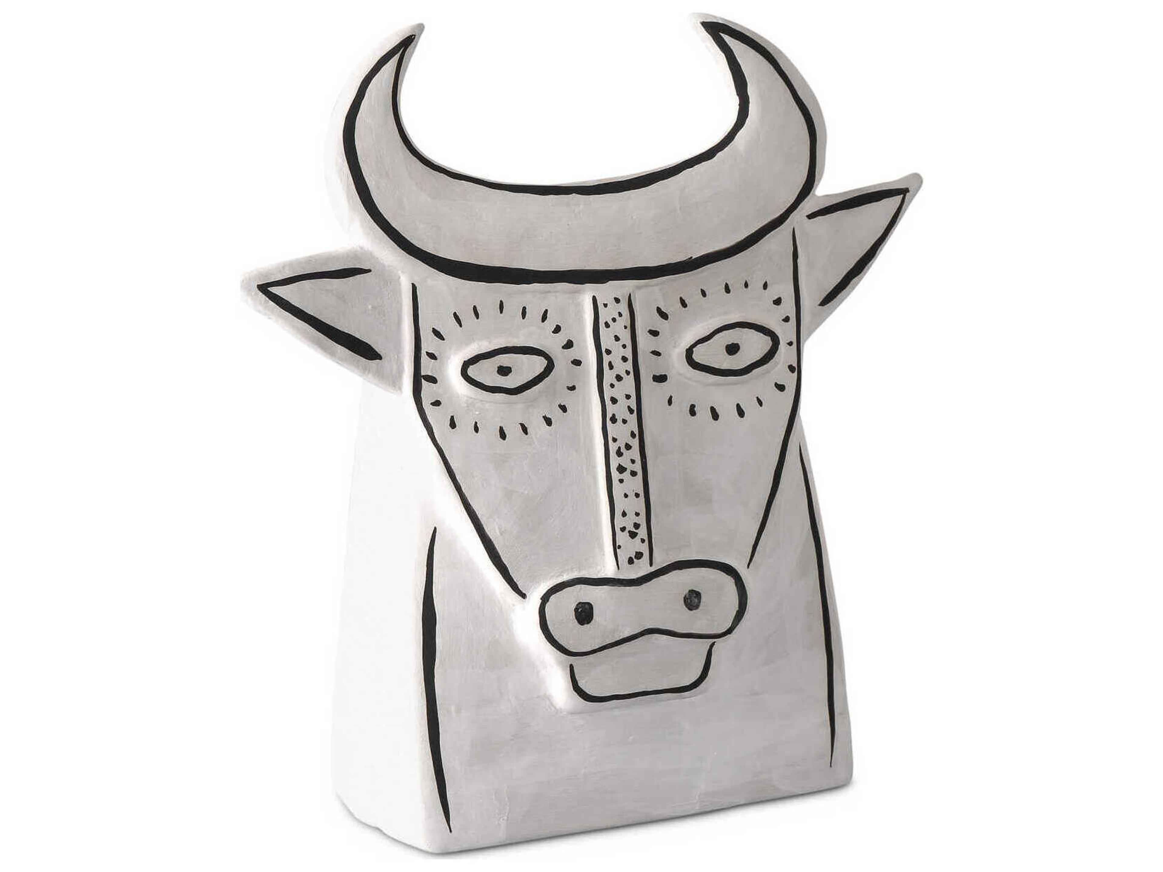 Currey & Company Thomas the Bull Sculpture