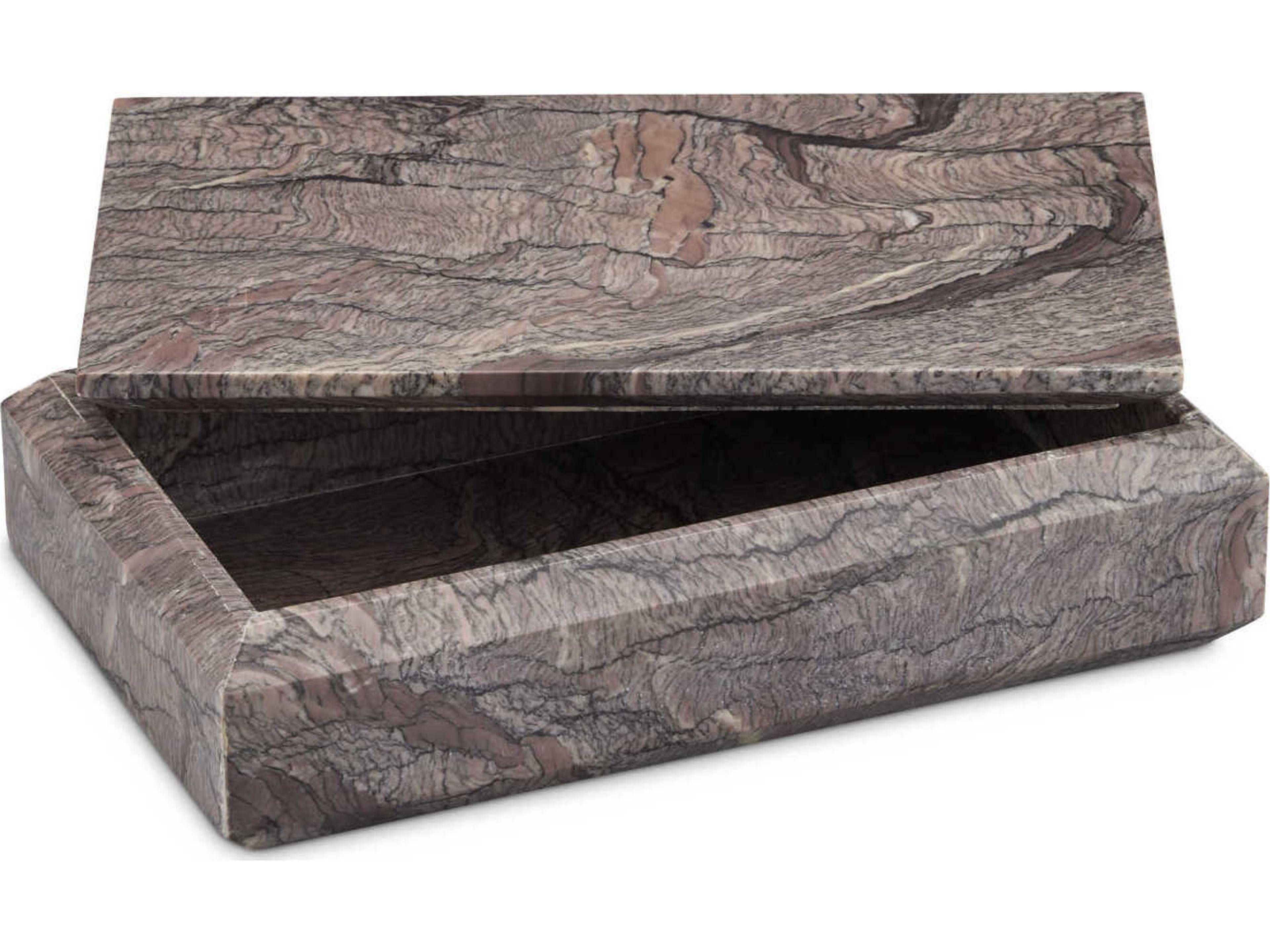 Currey & Company Leslie Breccia Marble Box