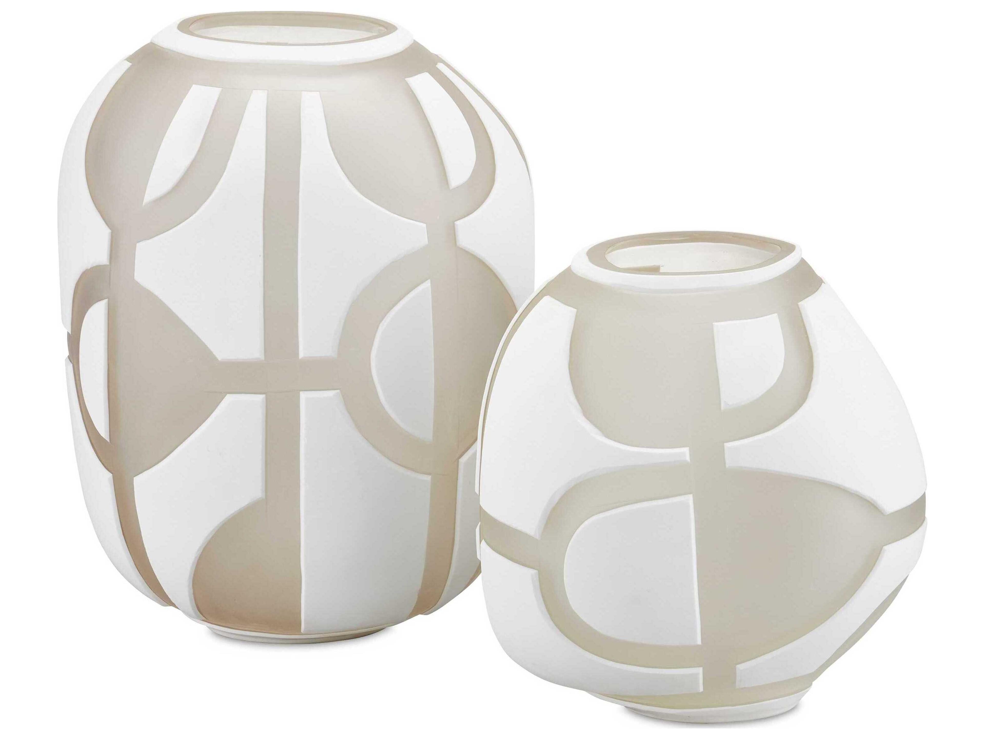 Currey & Company Art Decortif Vase Set of 2