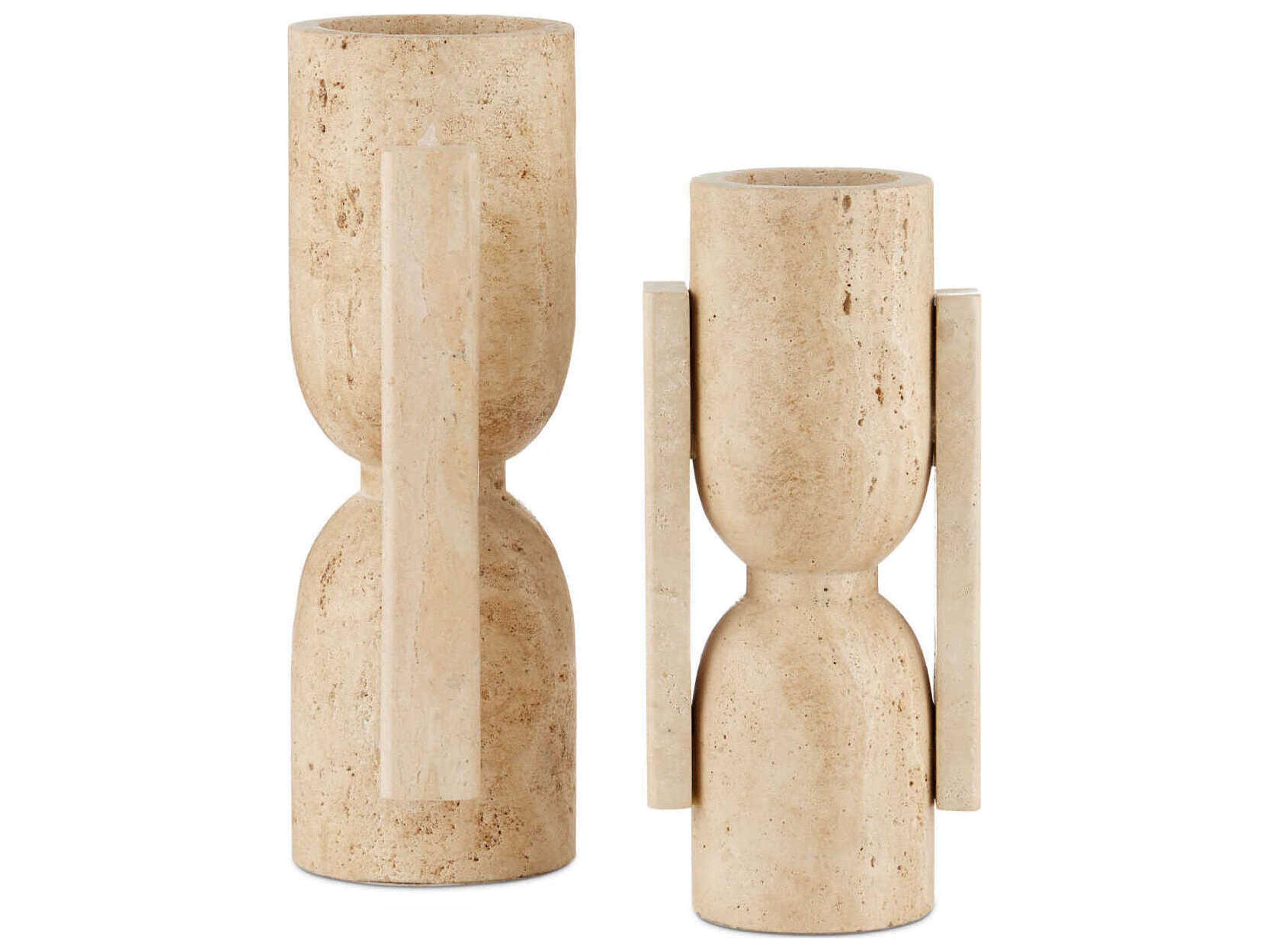 Currey & Company Face to Face Vase Set of 2