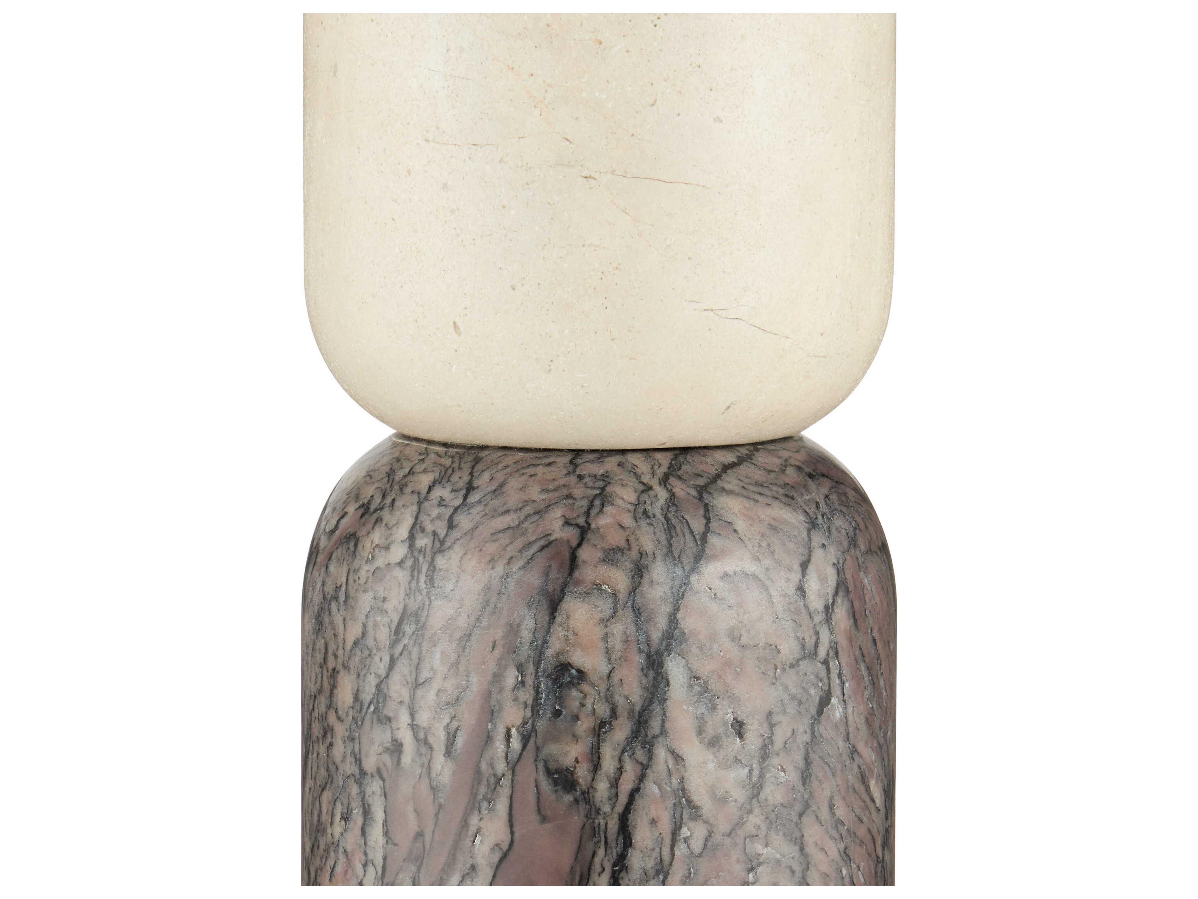 Currey & Company Moreno Marble Objects Sculpture Set of 2