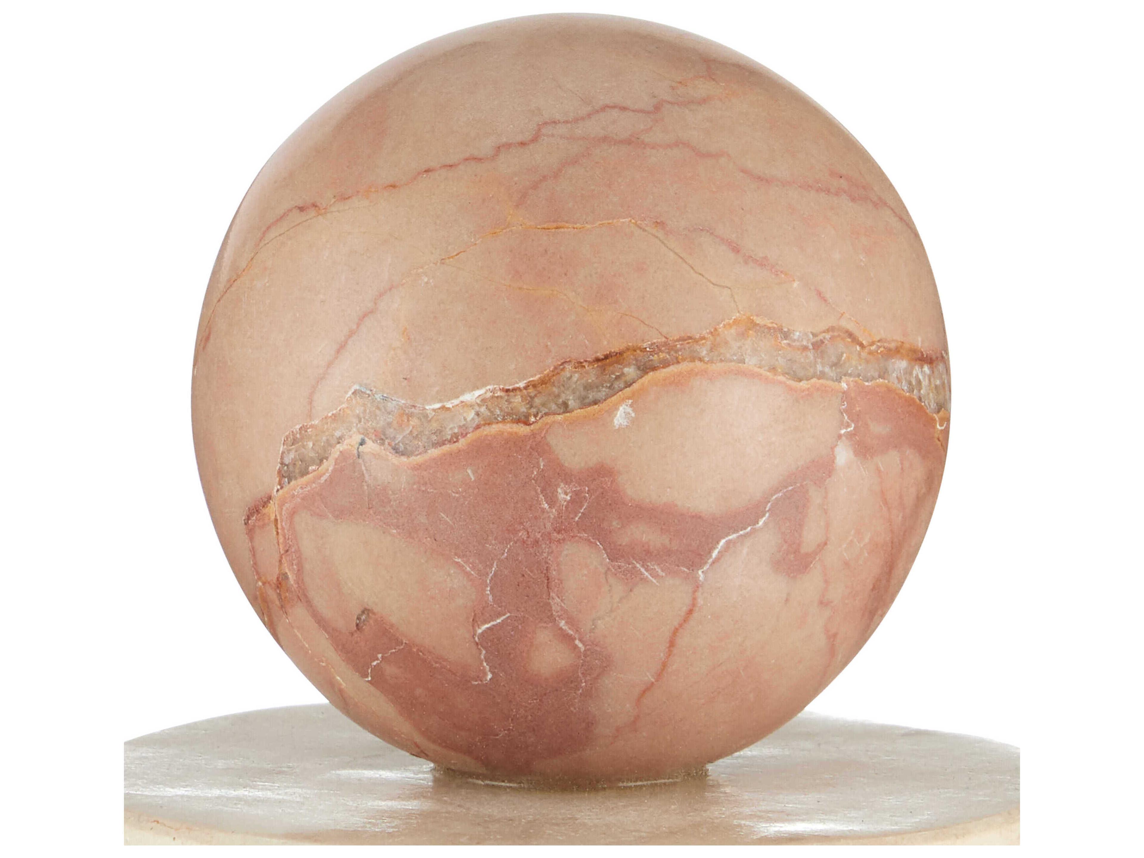 Currey & Company Moreno Marble Objects Sculpture Set of 2