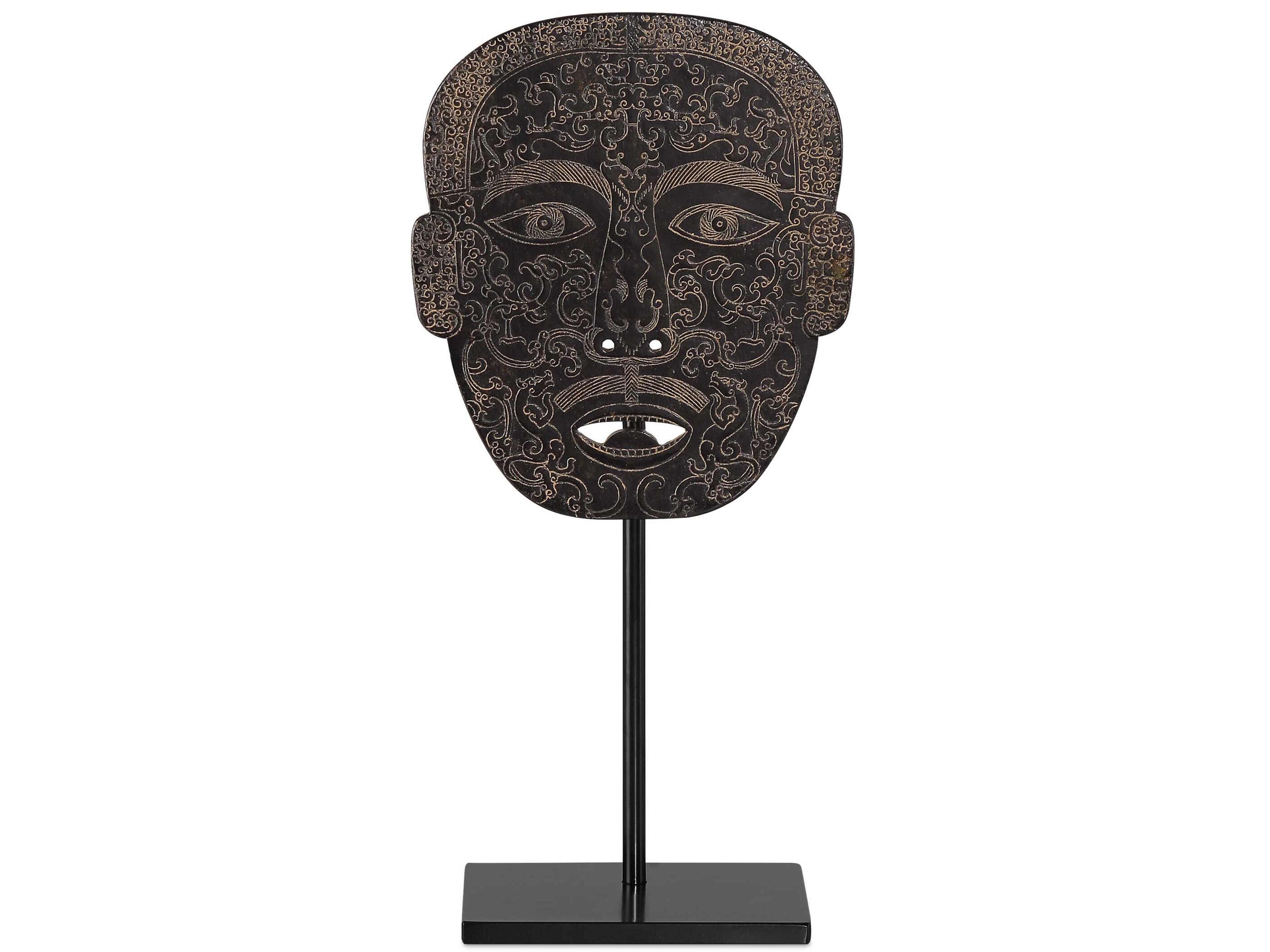 Han Dynasty Jade Medicine Mask Sculpture