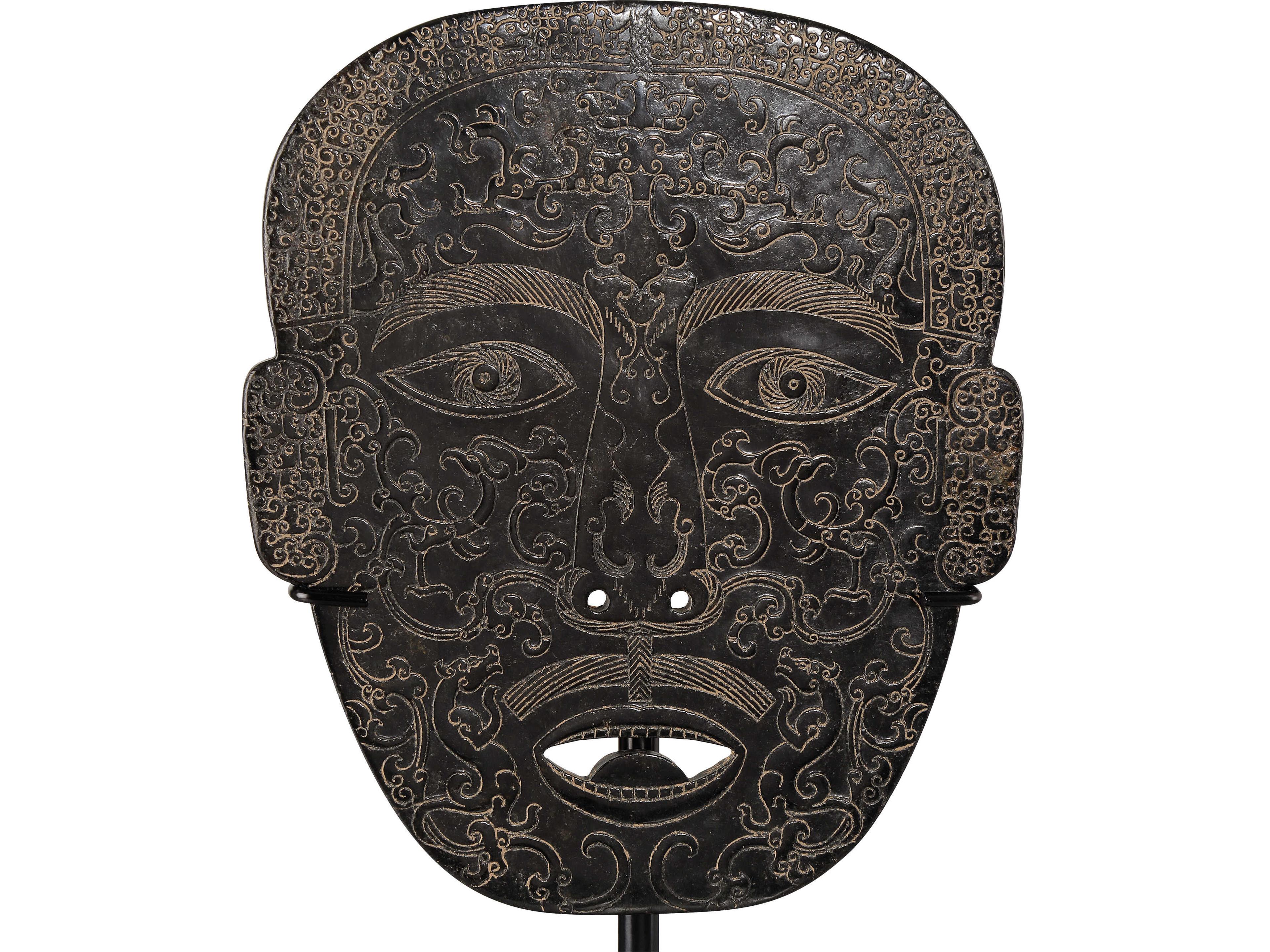 Currey & Company Han Dynasty Jade Medicine Mask