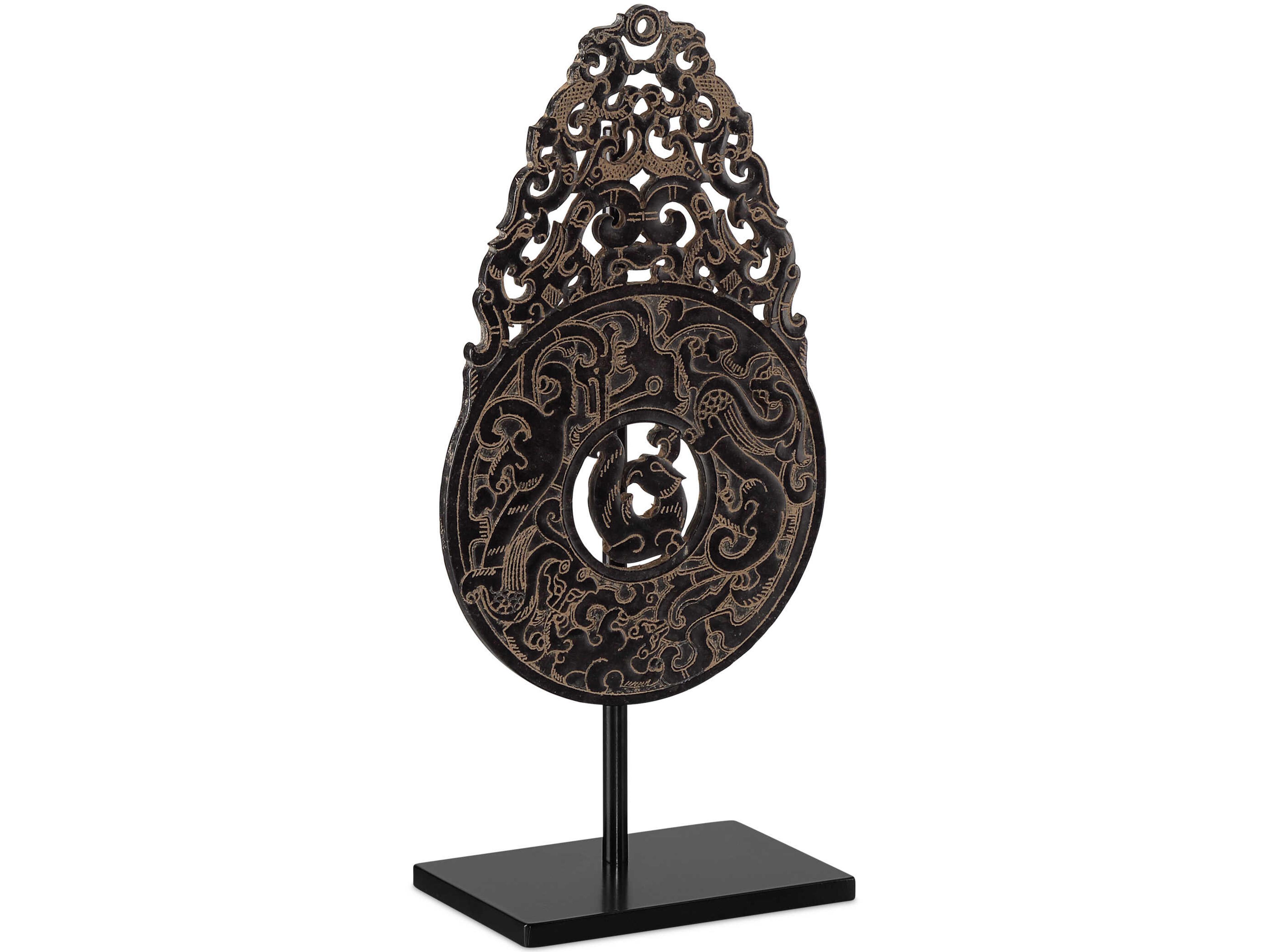 Currey & Company Han Dynasty Jade Symbol