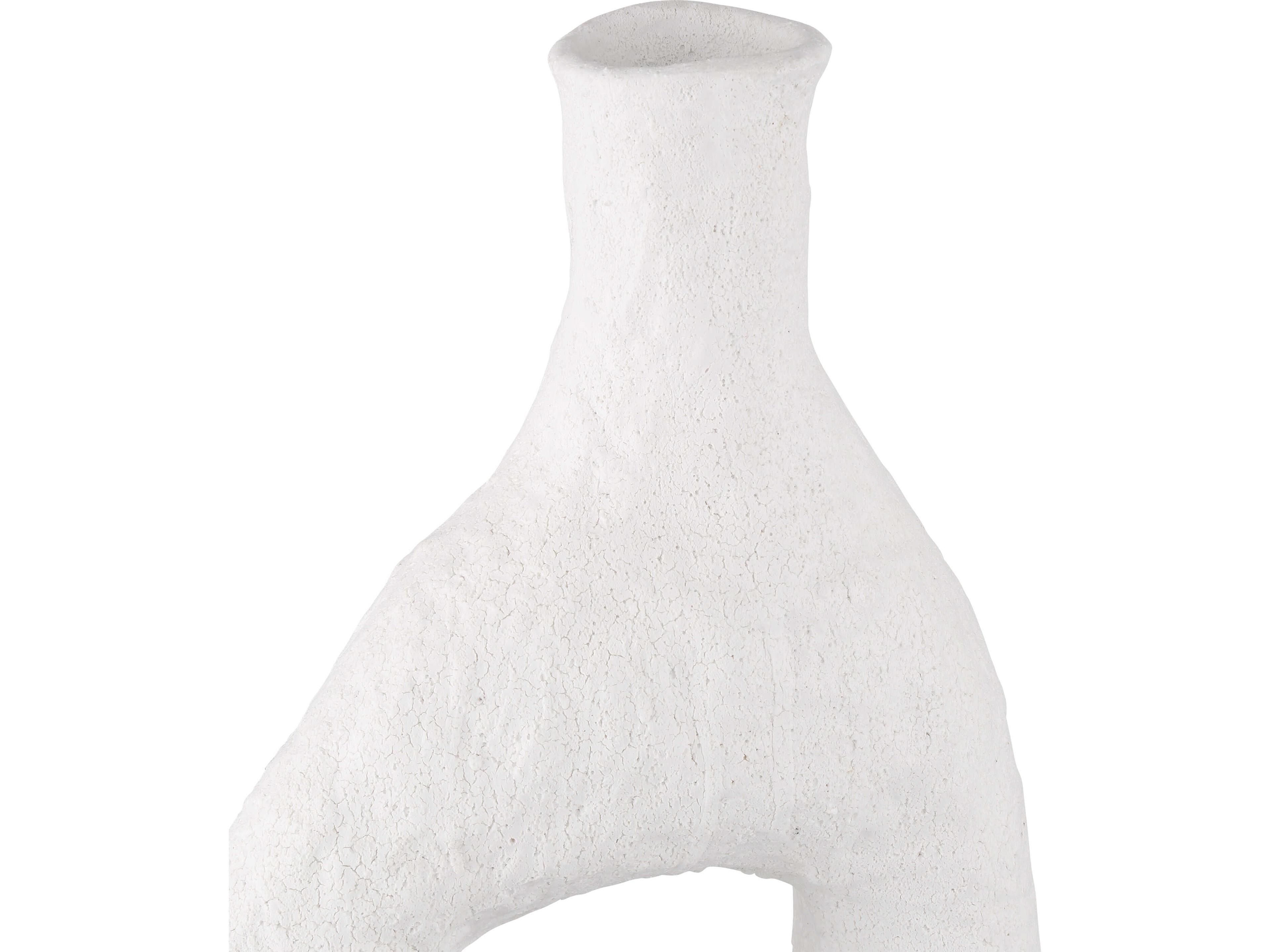 Currey & Company Zante Matte White Vase Set of 3