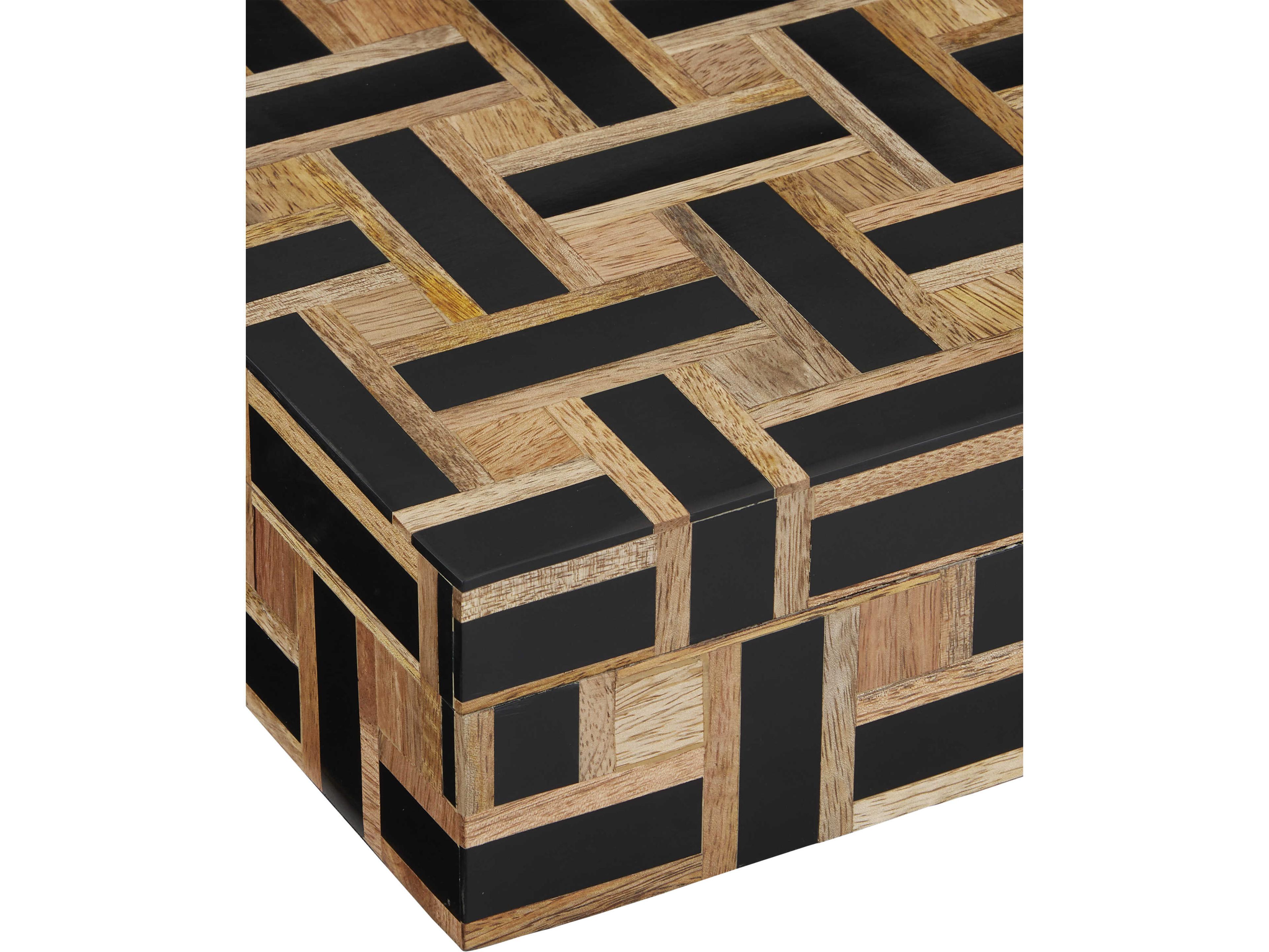 Currey & Company Aarna Black Box Set of 2