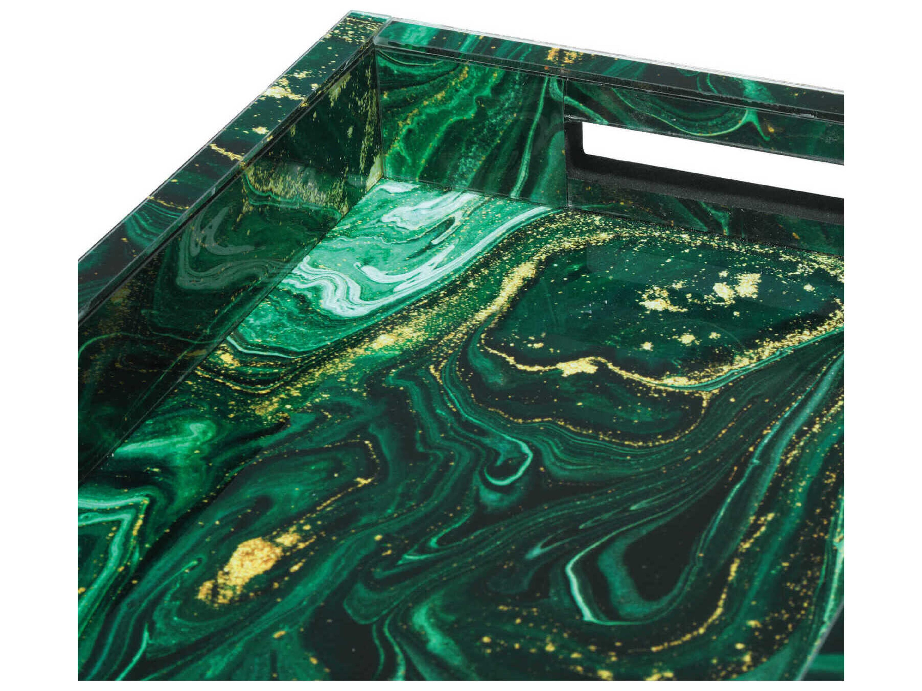 Currey & Company Interstellar Green Tray