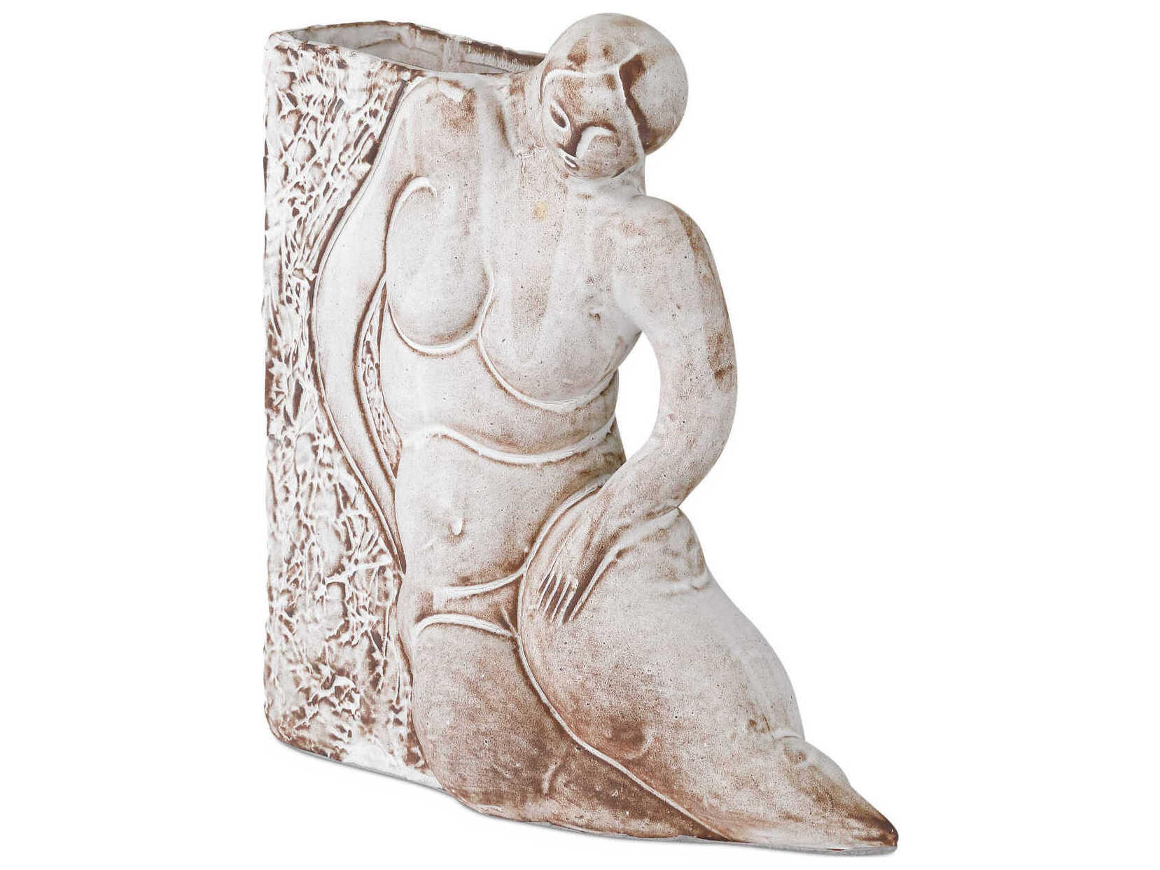 Currey & Company Paramour Pale Brown Vase