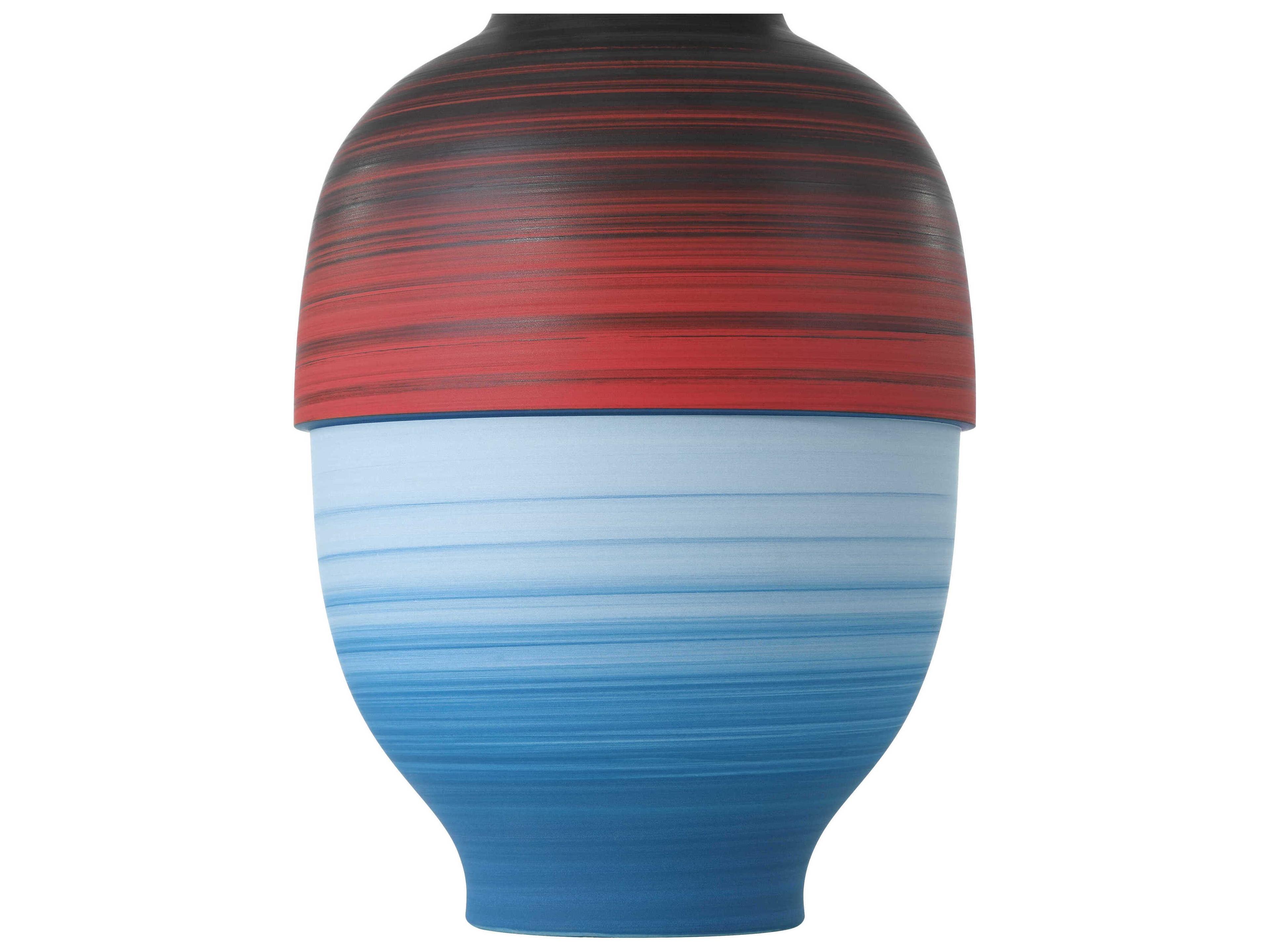 Currey & Company Happy 80's Satin Red Vase (Set of 3)