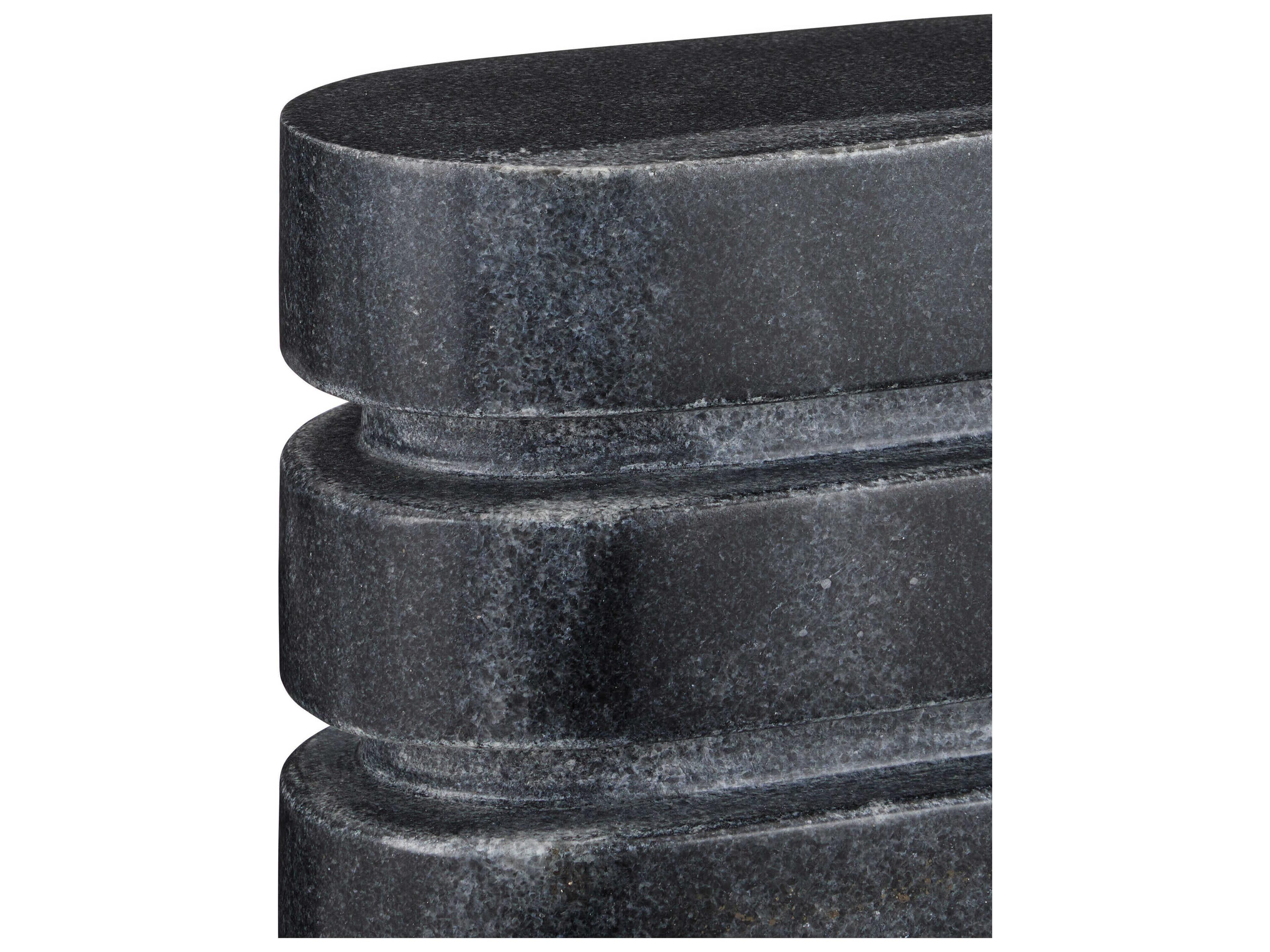 Currey & Company Bheslana Marble Black Object (Set of 2)