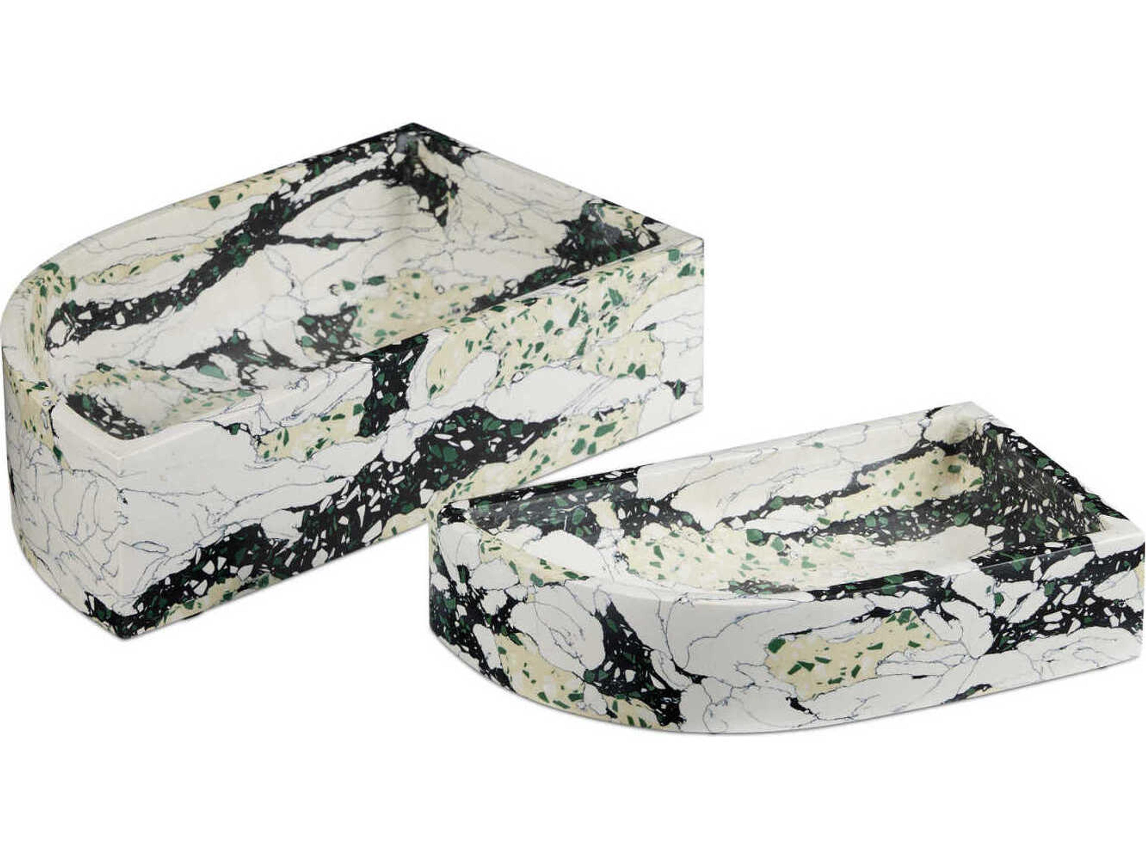 Currey & Company Fossey Asymmetrical Tray