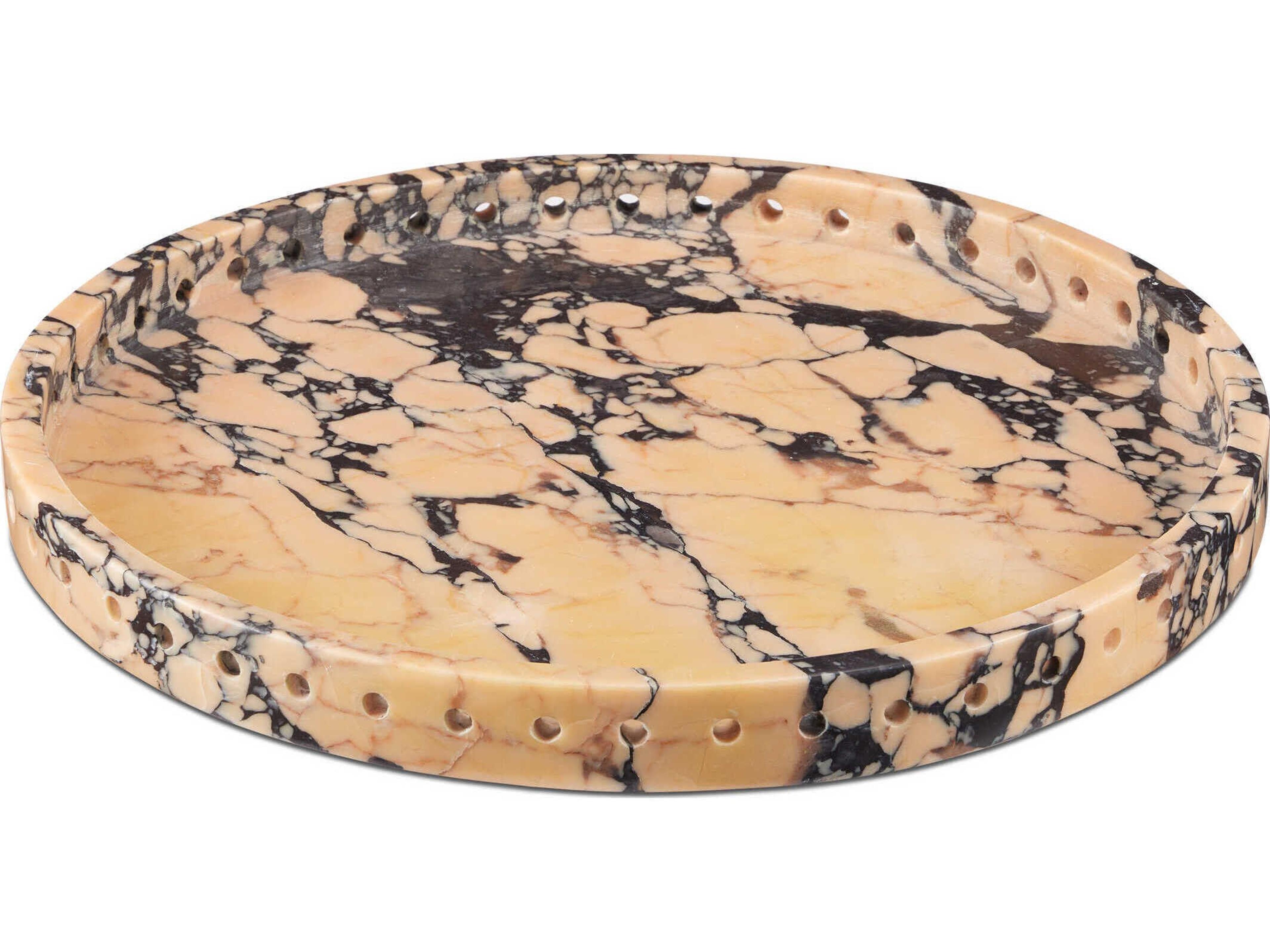 Currey & Company Freya Round Tray