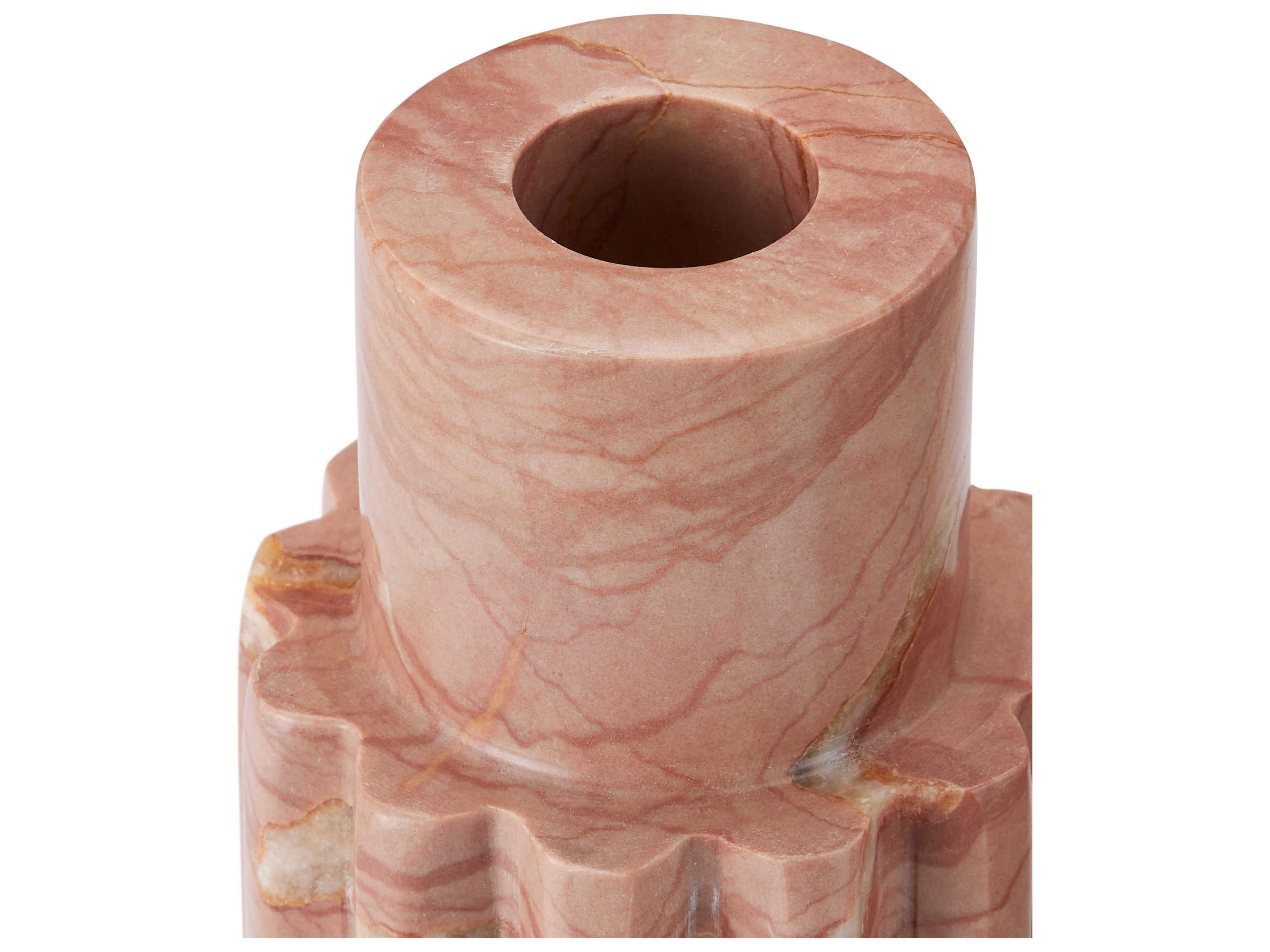 Currey & Company Penrose Pink Candle Holder (Set of 2)