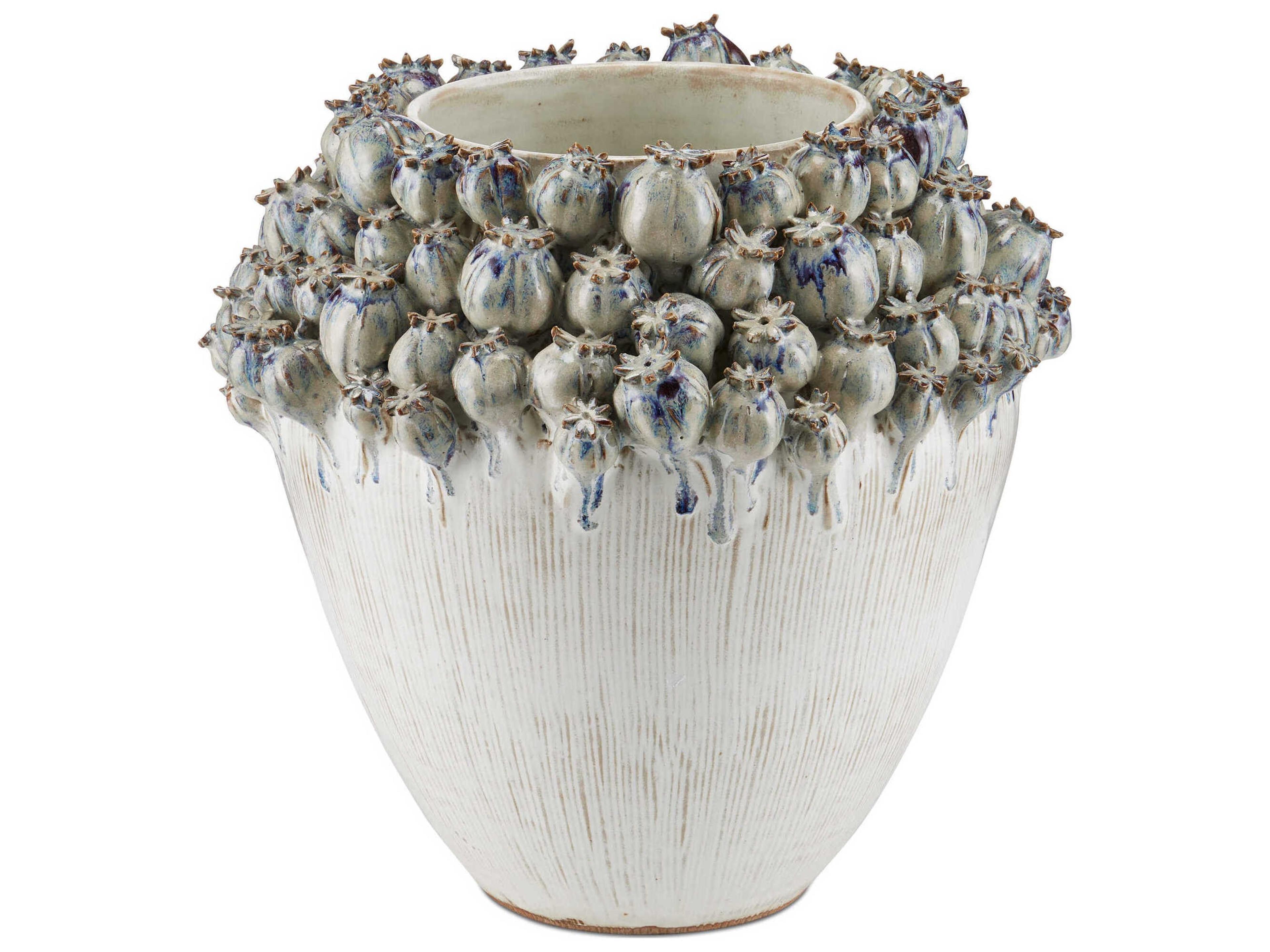 Currey & Company Poppy Pod Crown Vase