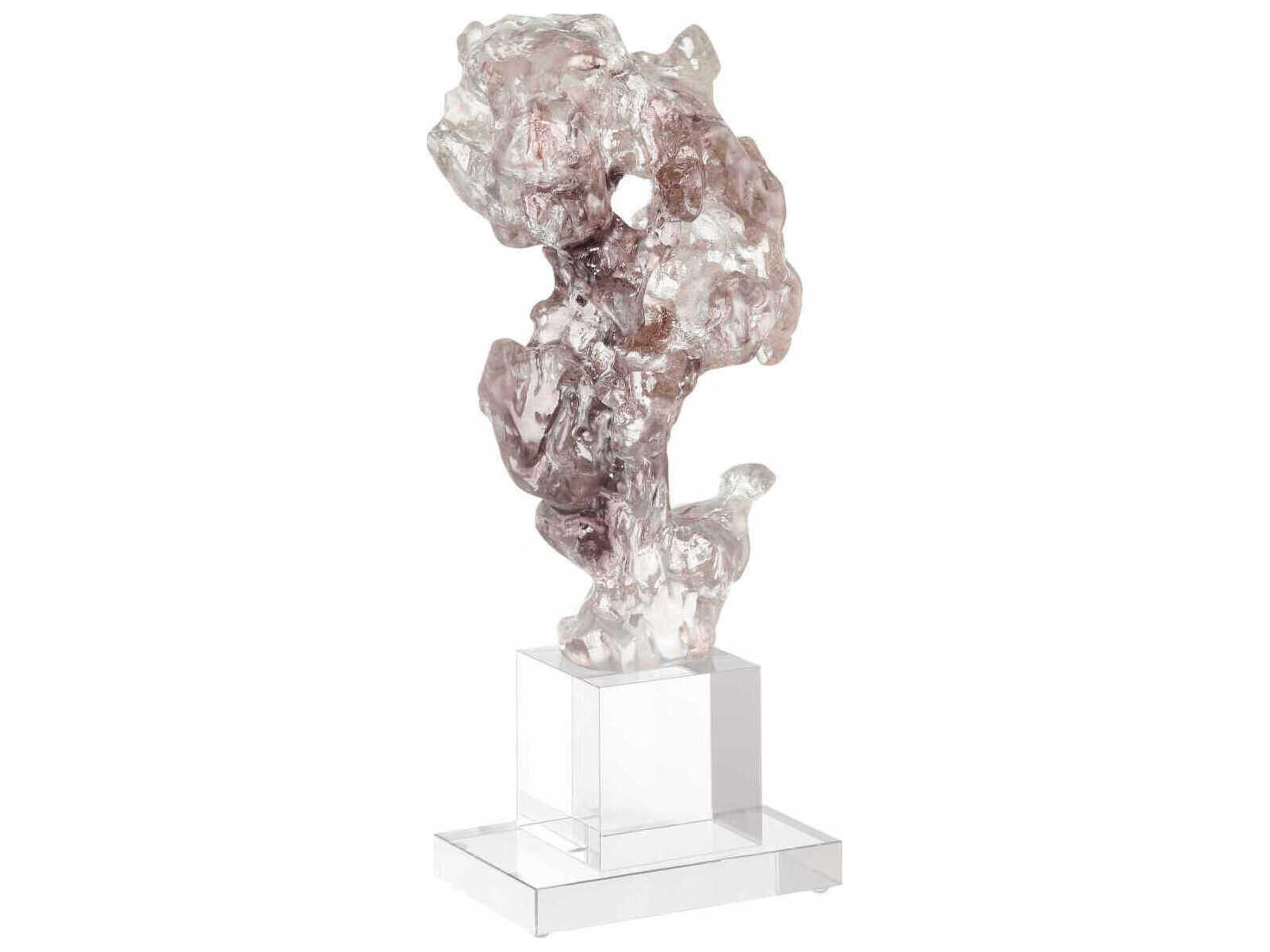 Faux Rock Crystal Medium Sculpture