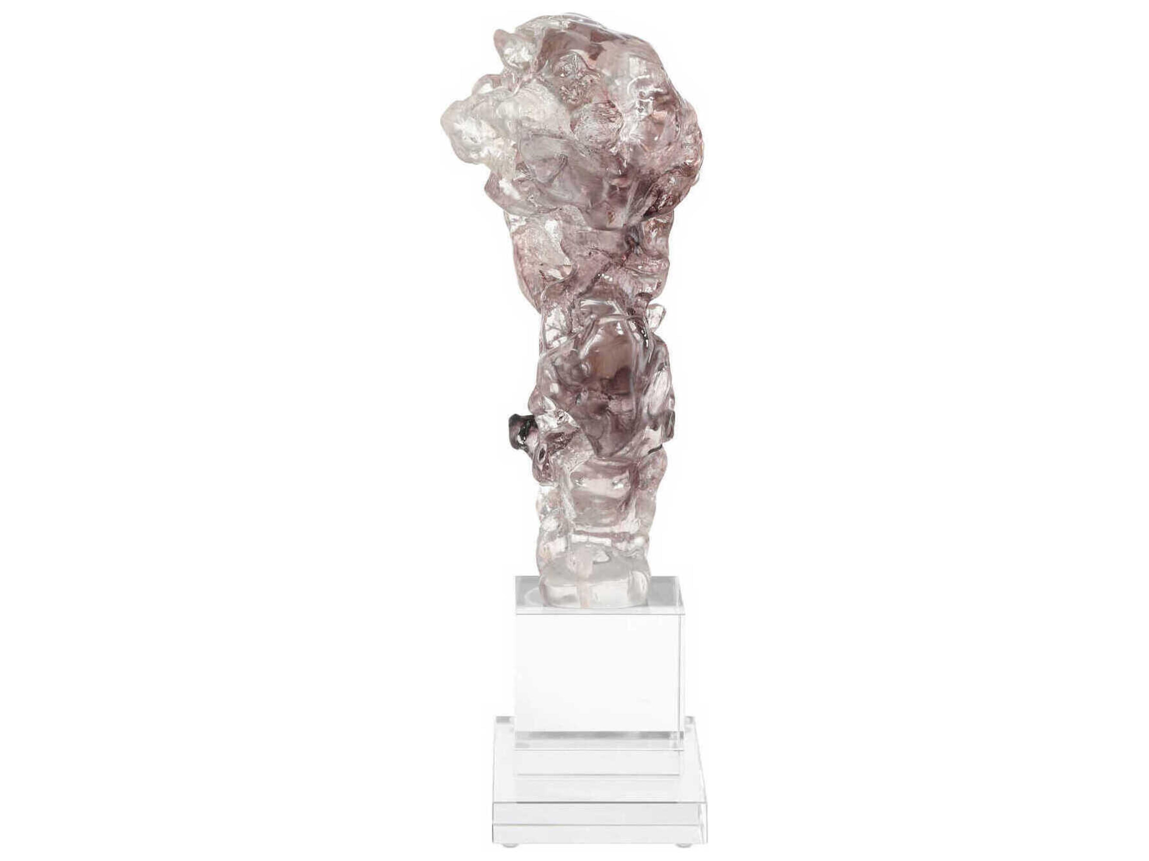 Currey & Company Faux Rock Crystal Medium Sculpture
