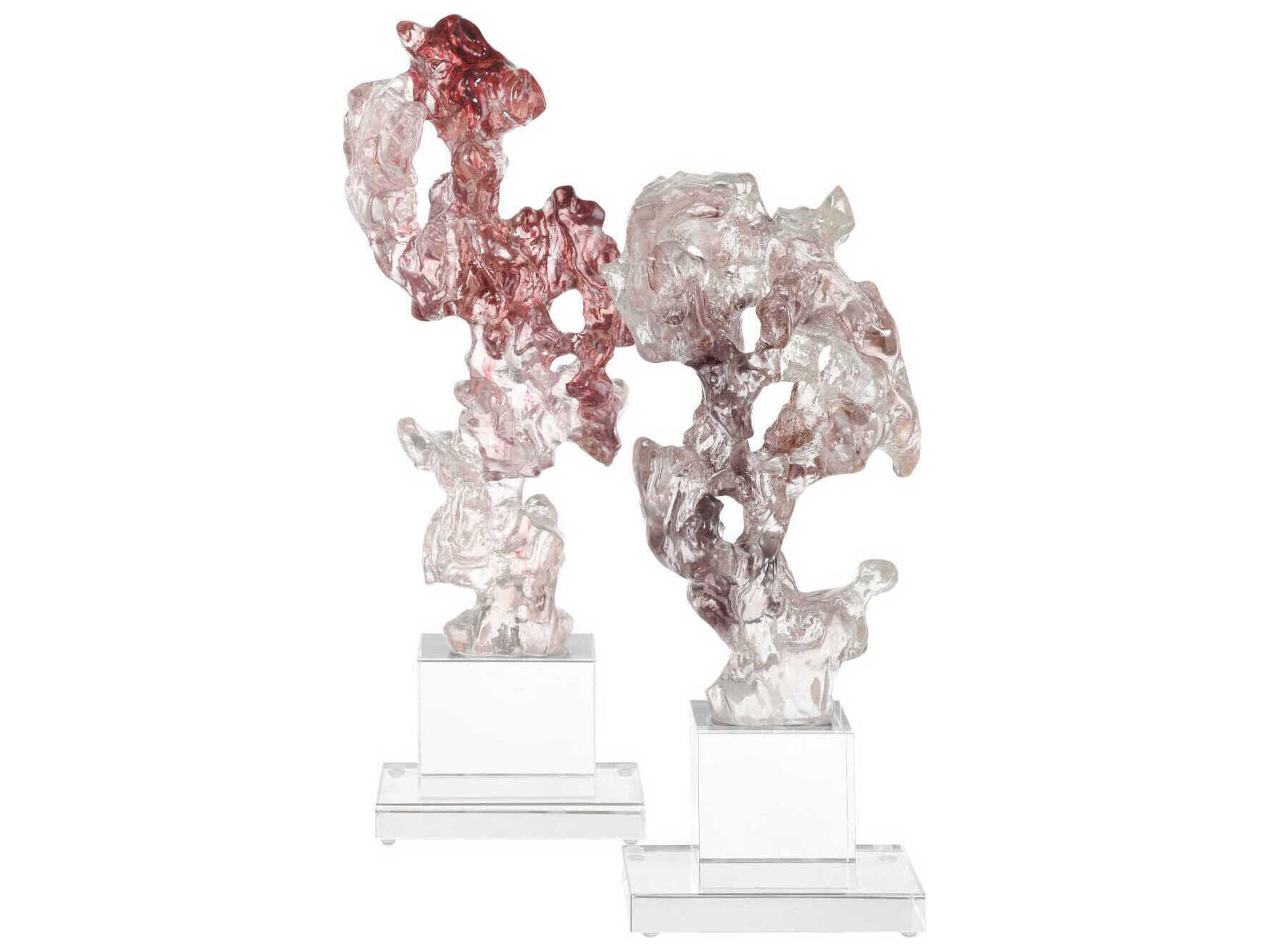Currey & Company Faux Rock Crystal Medium Sculpture