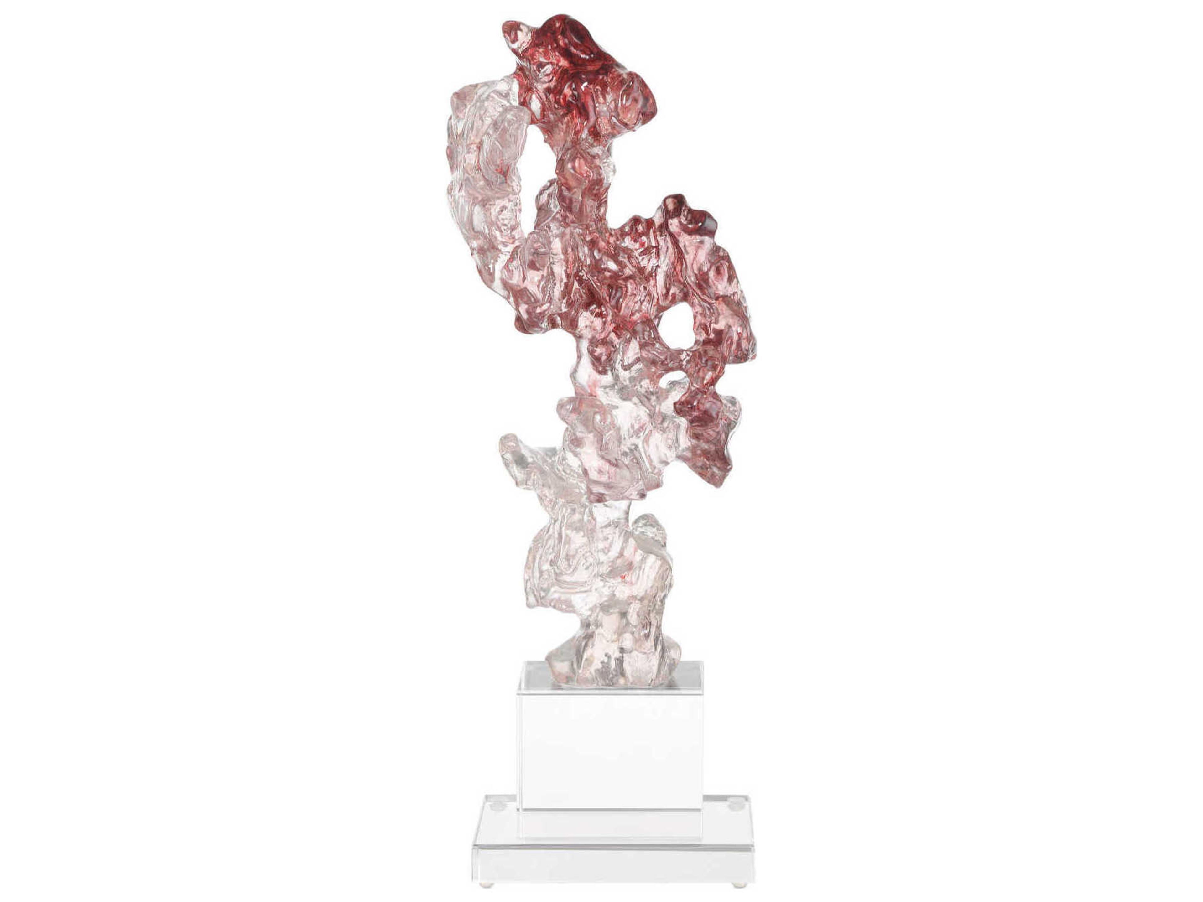 Currey & Company Faux Rock Crystal Large Sculpture