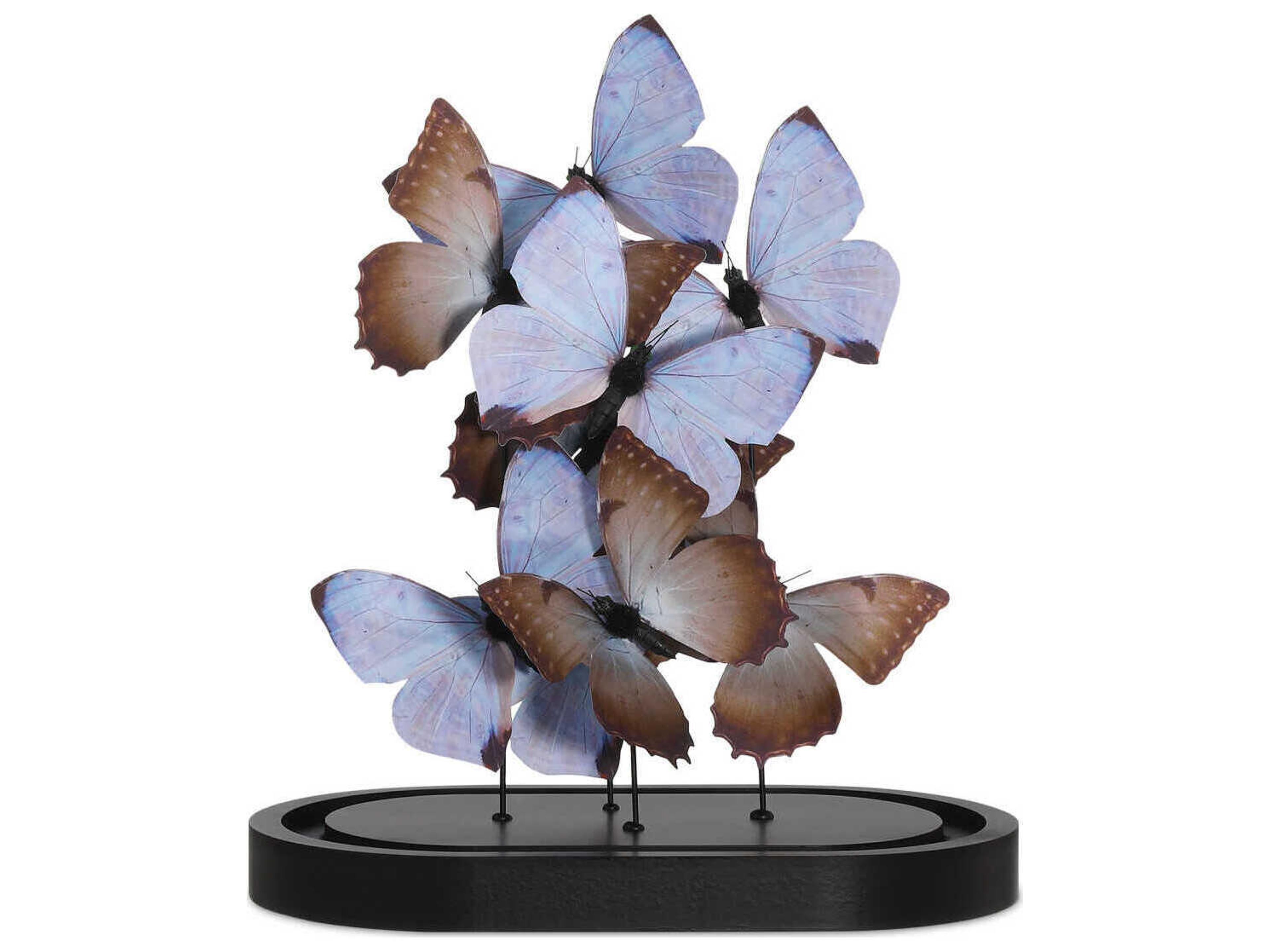 Currey & Company Rue de Bac Lilac Medium Butterflies