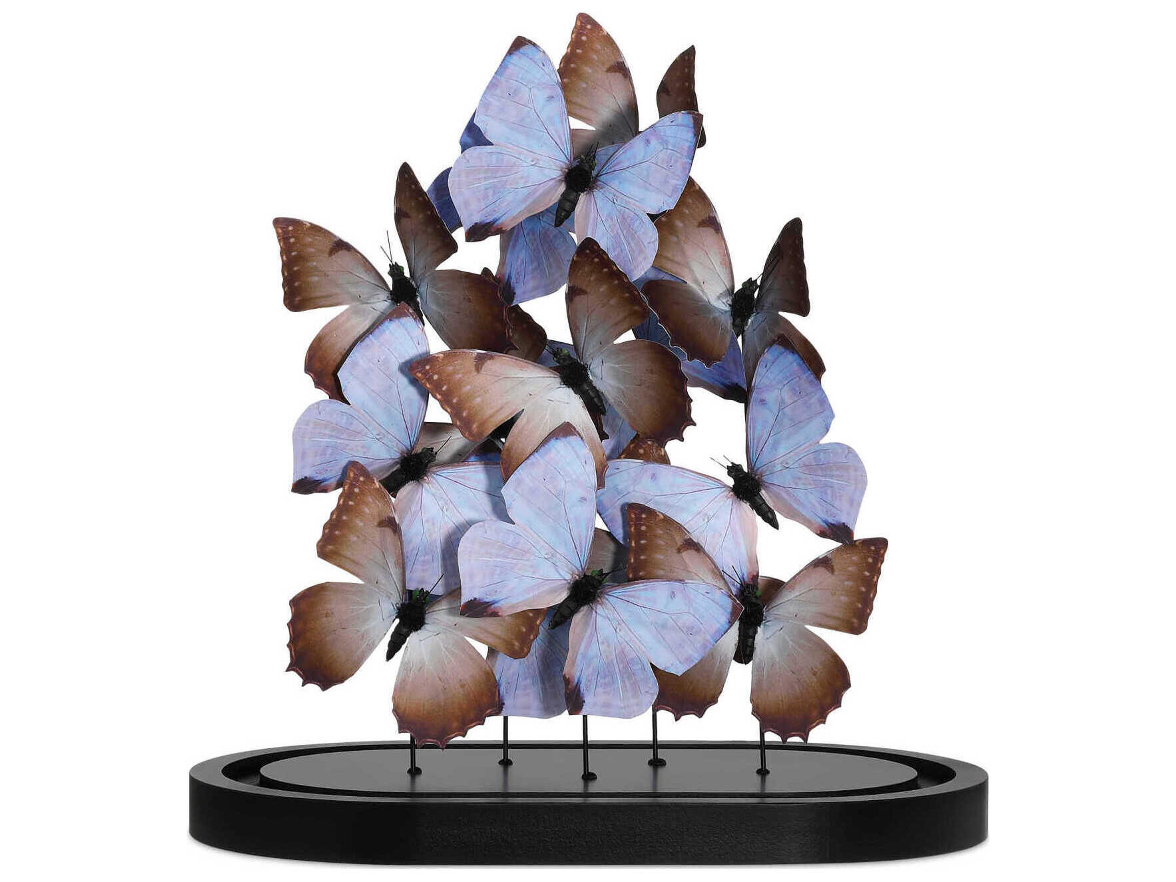 Currey & Company Rue de Bac Lilac Large Butterflies