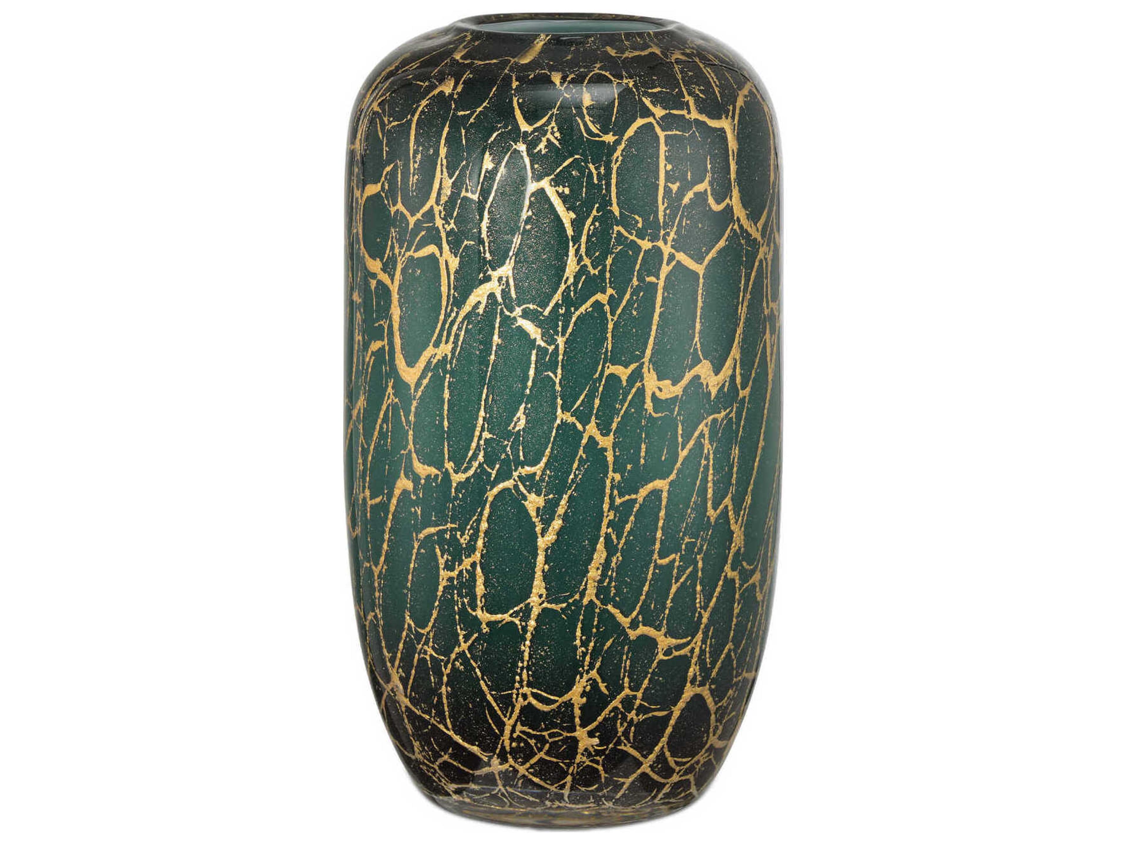 Vitry Green Gold Vase