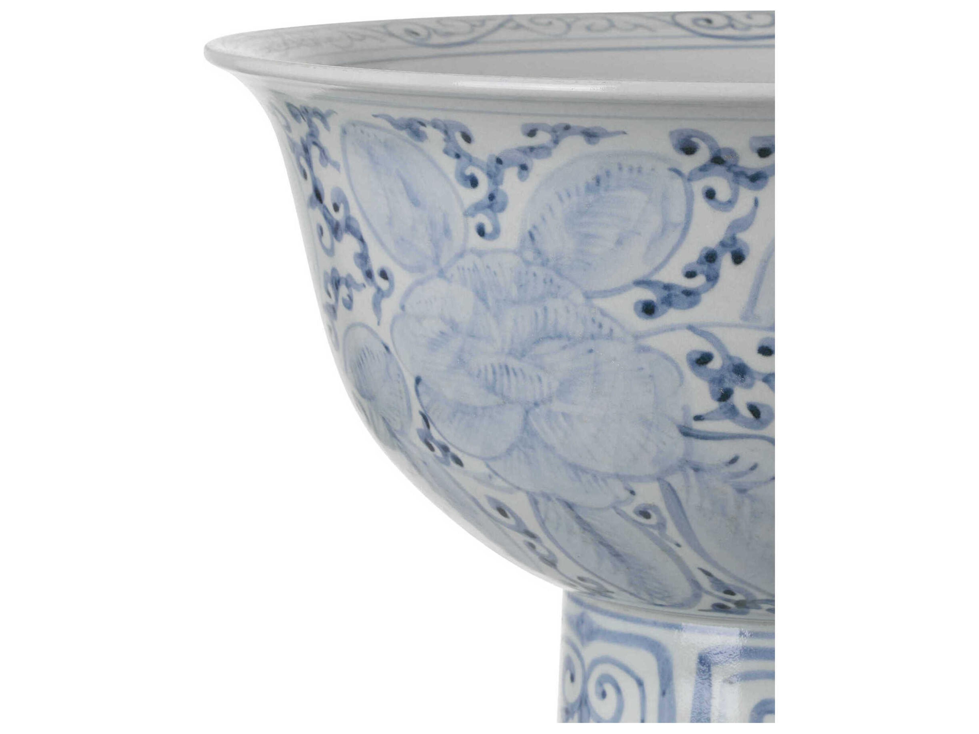 Currey & Company Ming Offering Pedestal Bowl