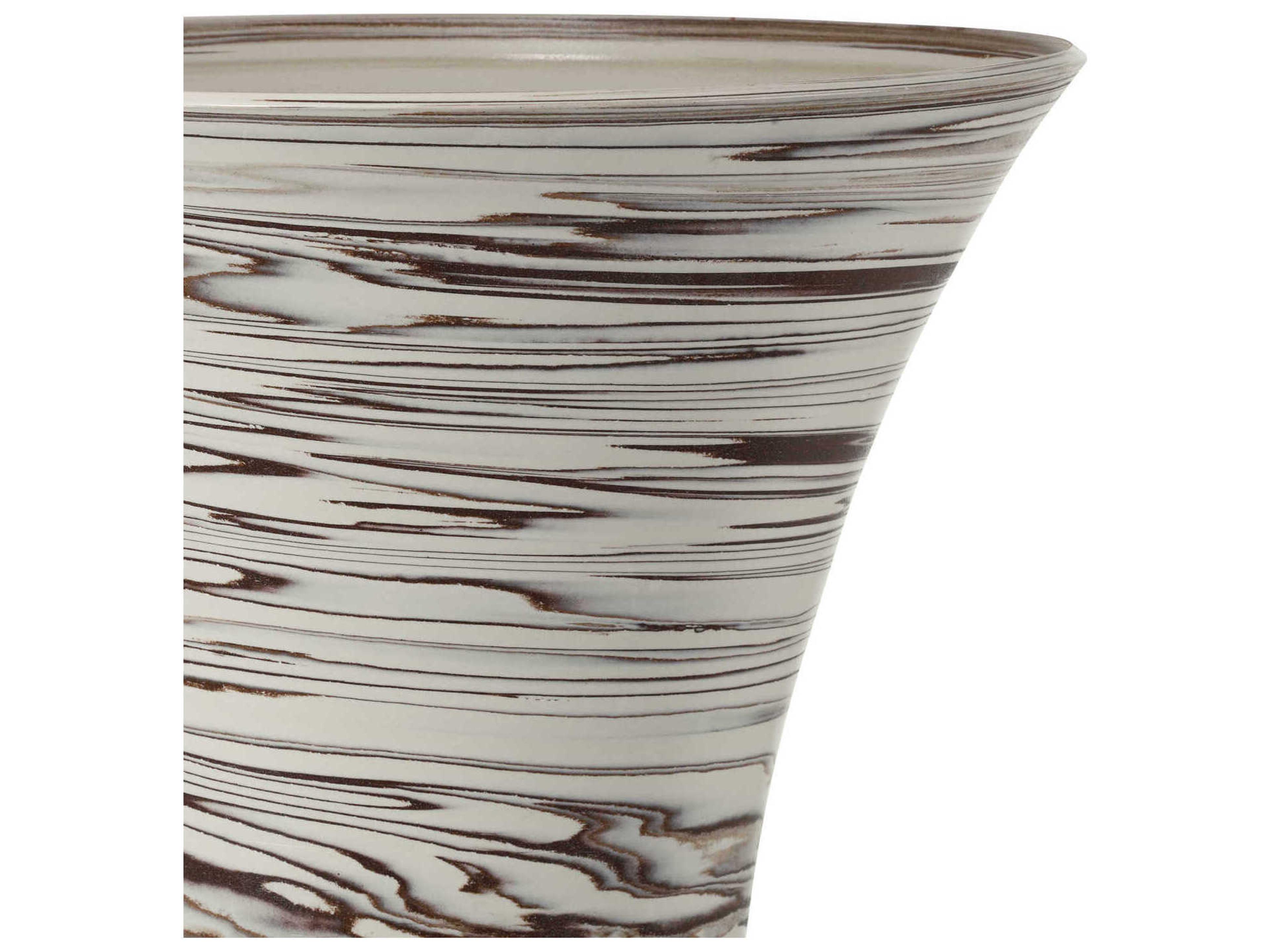 Currey & Company Jejune Beige Footed Vase