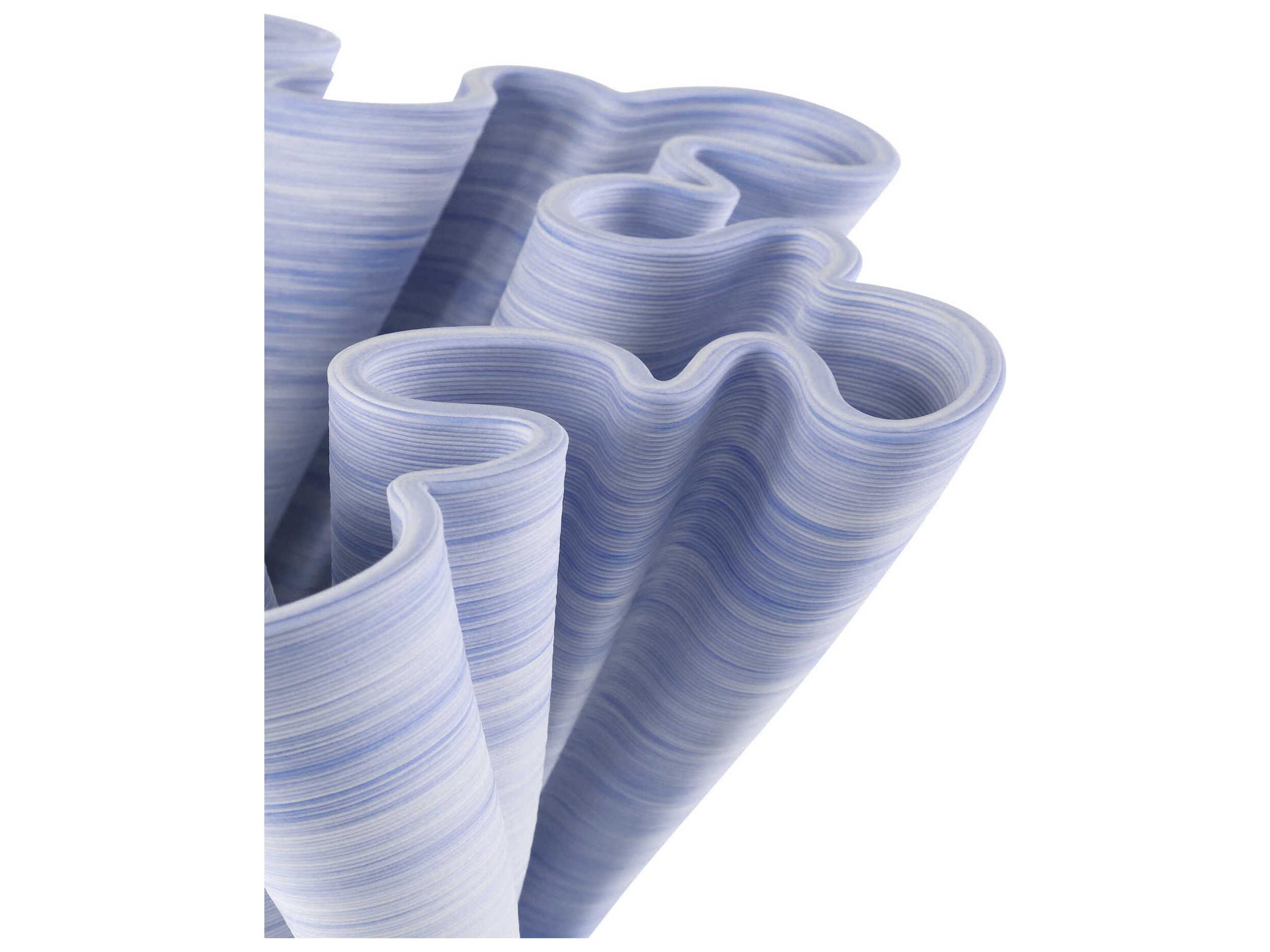 Currey & Company Twirl Blue Bowl