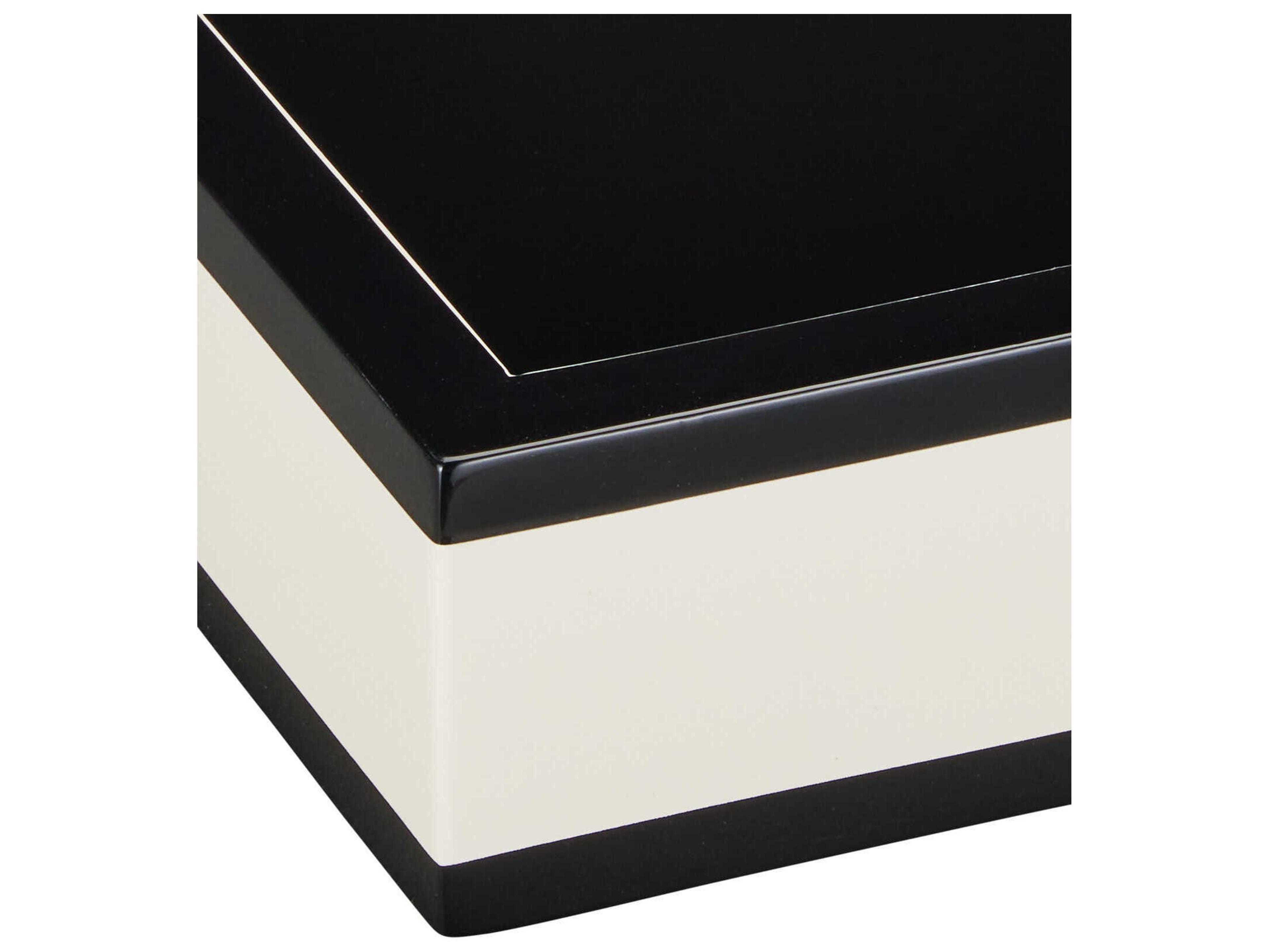 Currey & Company Ivory Lacquer Tray Set of 2