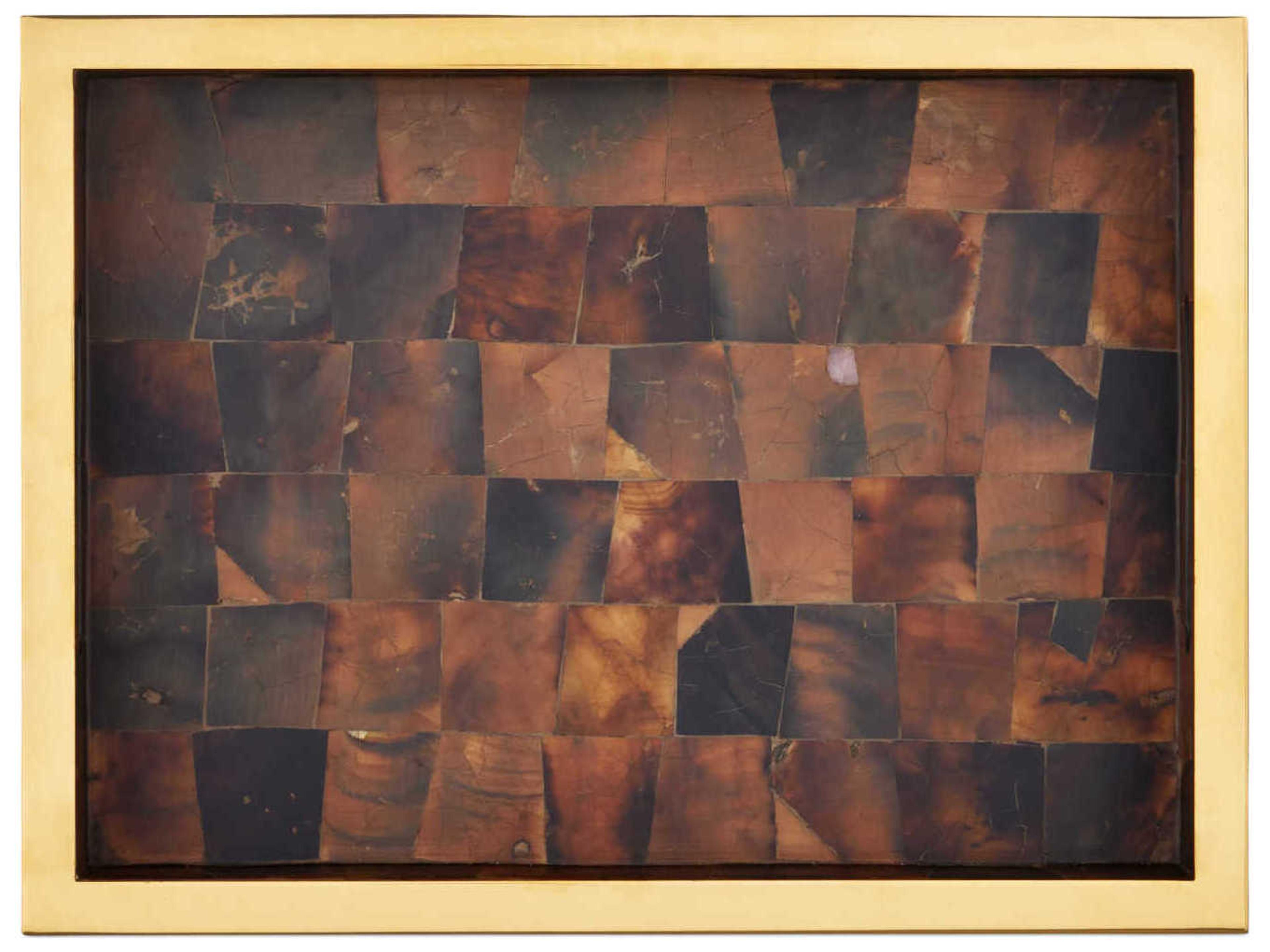 Currey & Company Casey Brown Tray Set of 2