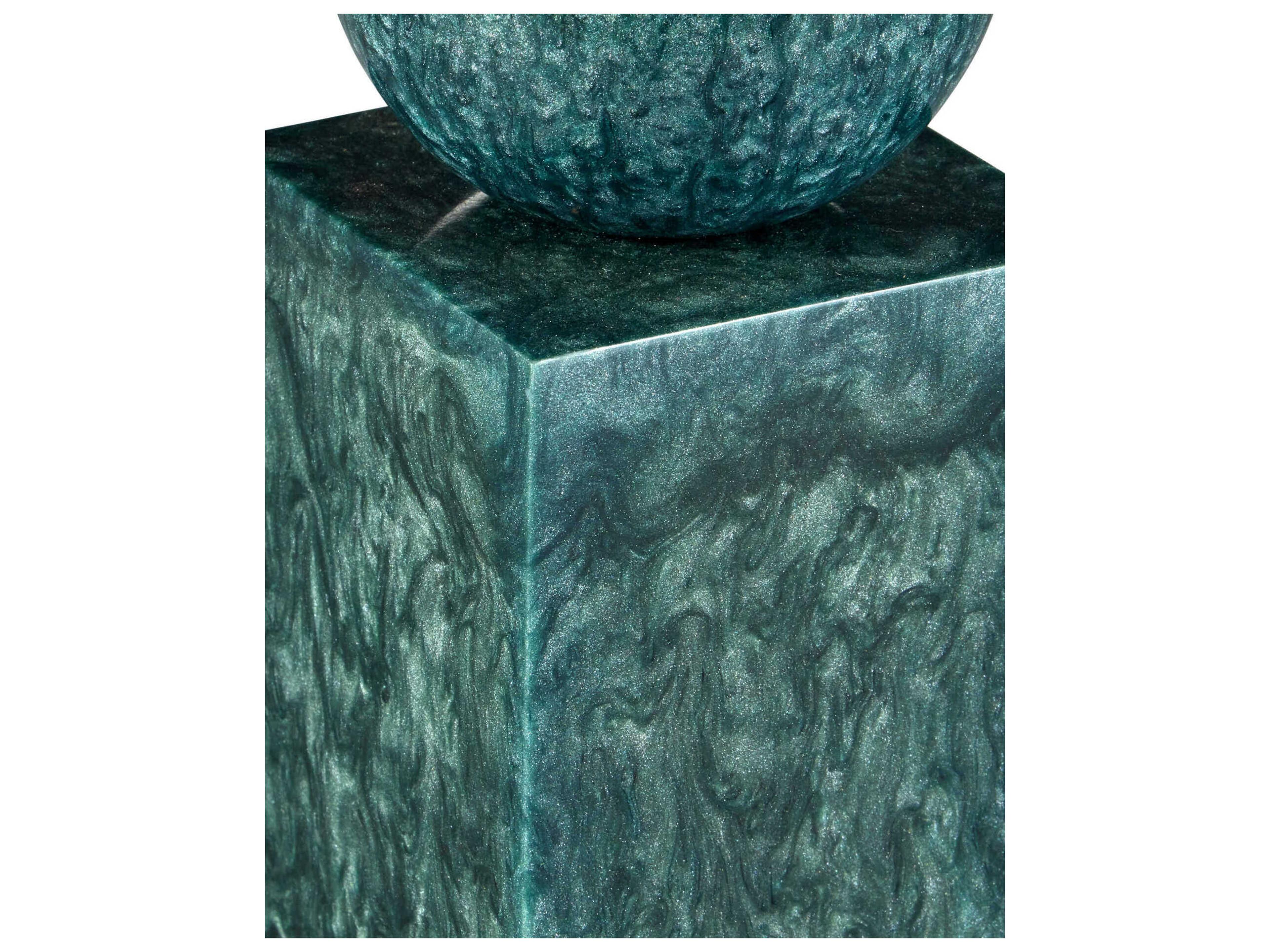 Currey & Company Nova Teal Object Set of 2